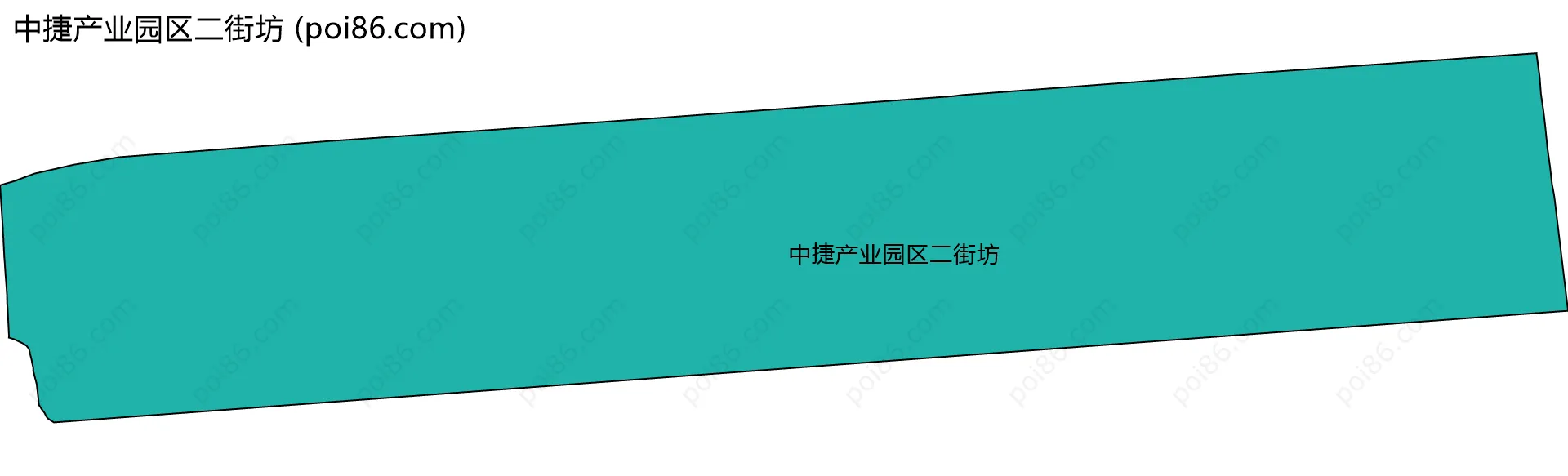 中捷产业园区二街坊边界地图