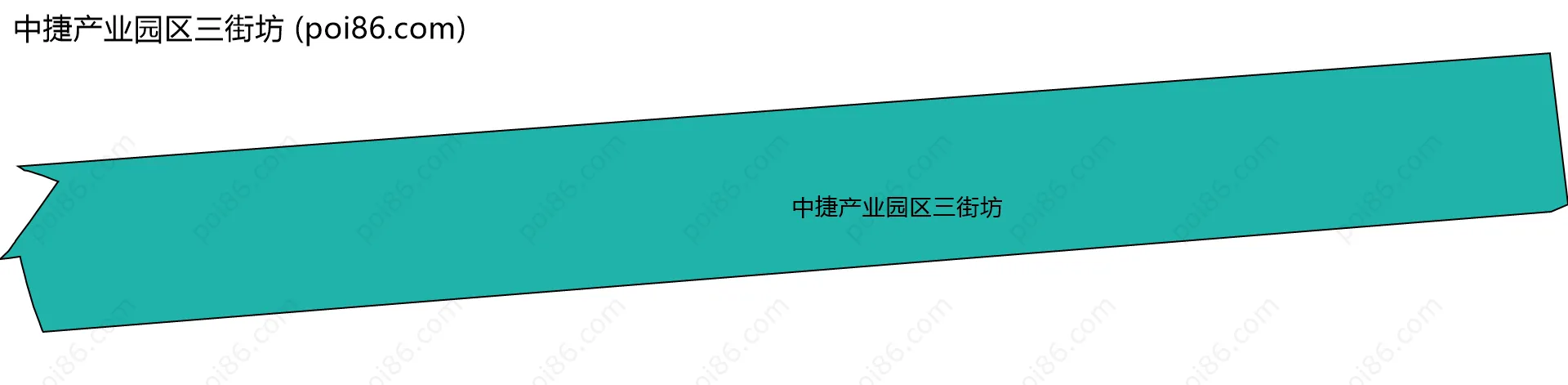 中捷产业园区三街坊边界地图
