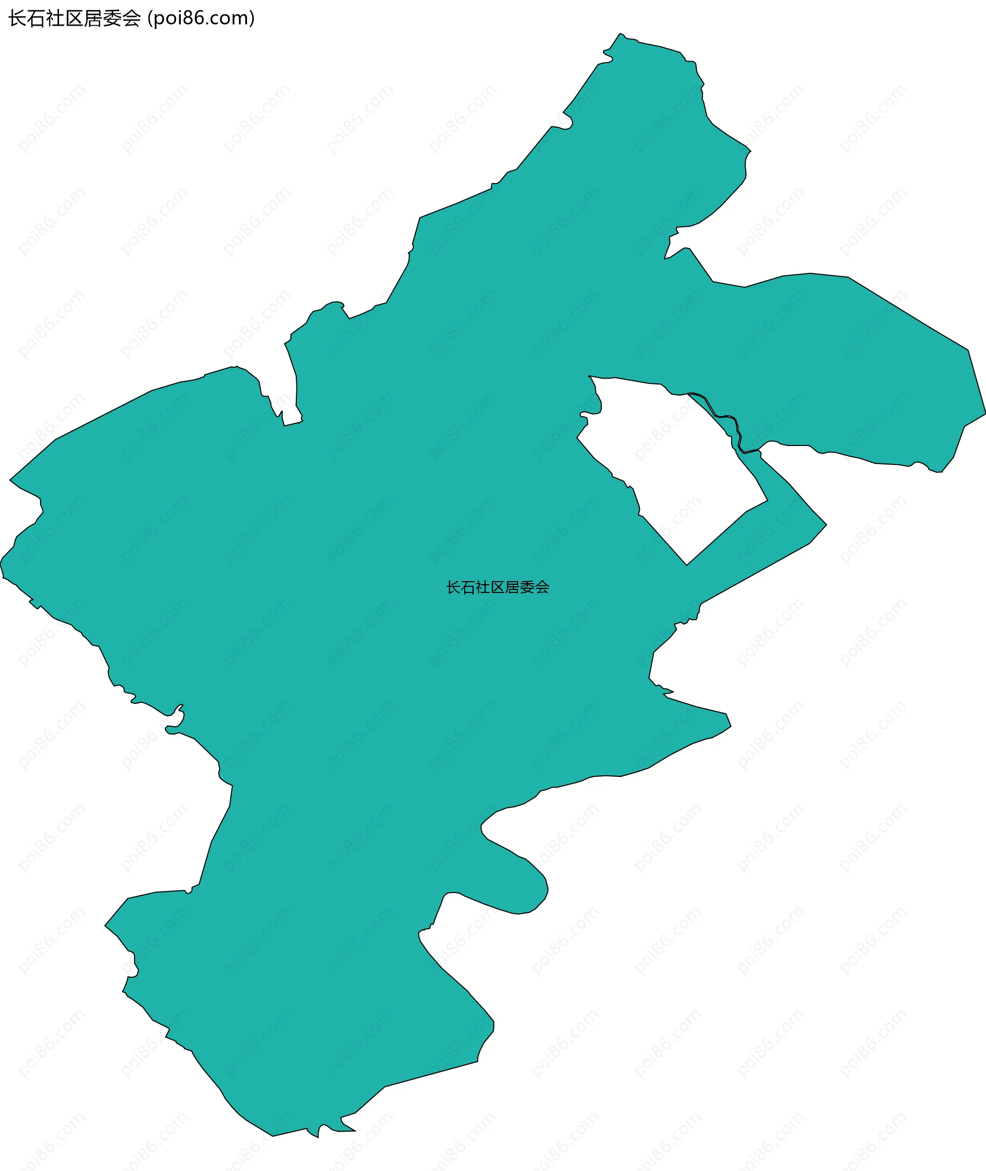 长石社区居委会边界地图