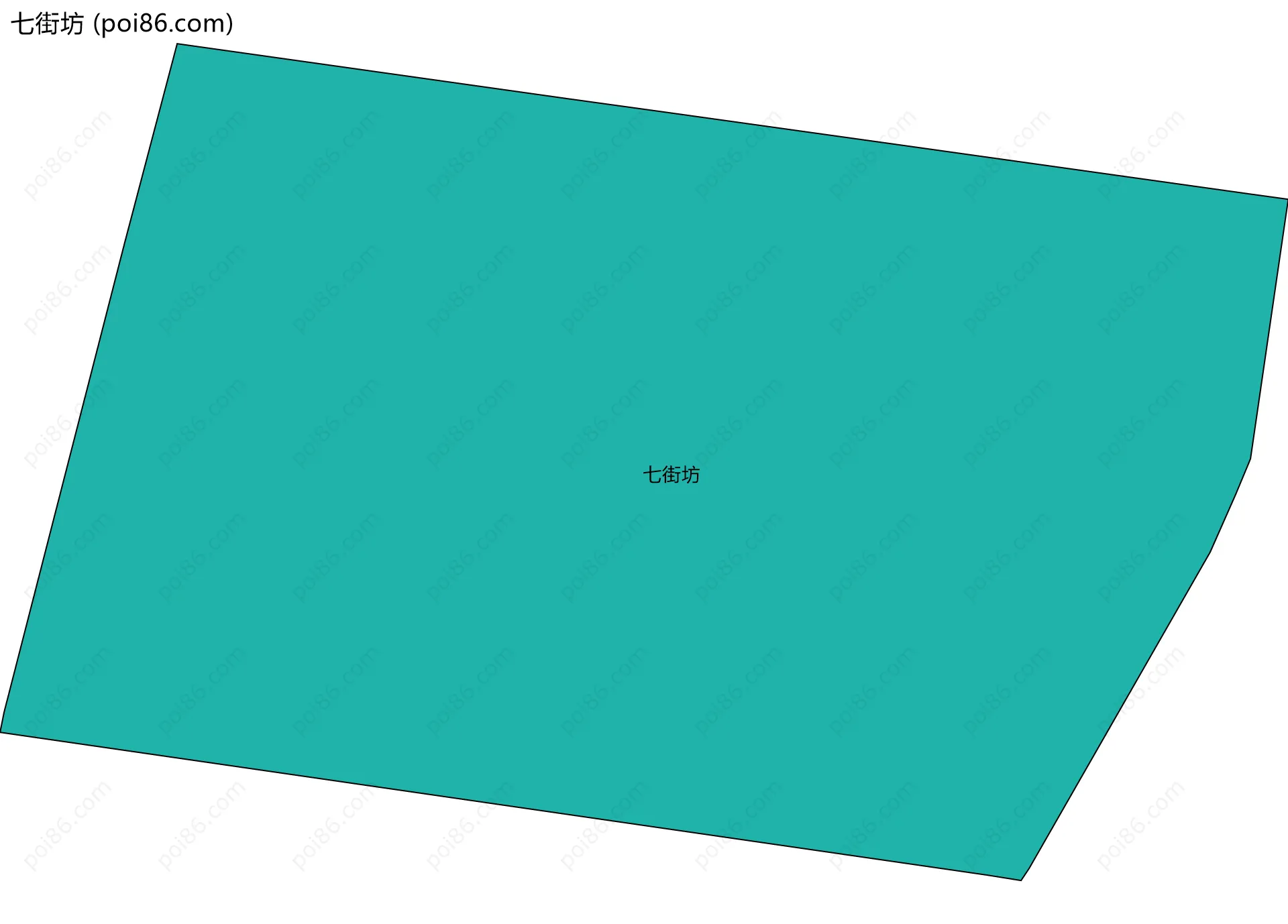 七街坊边界地图