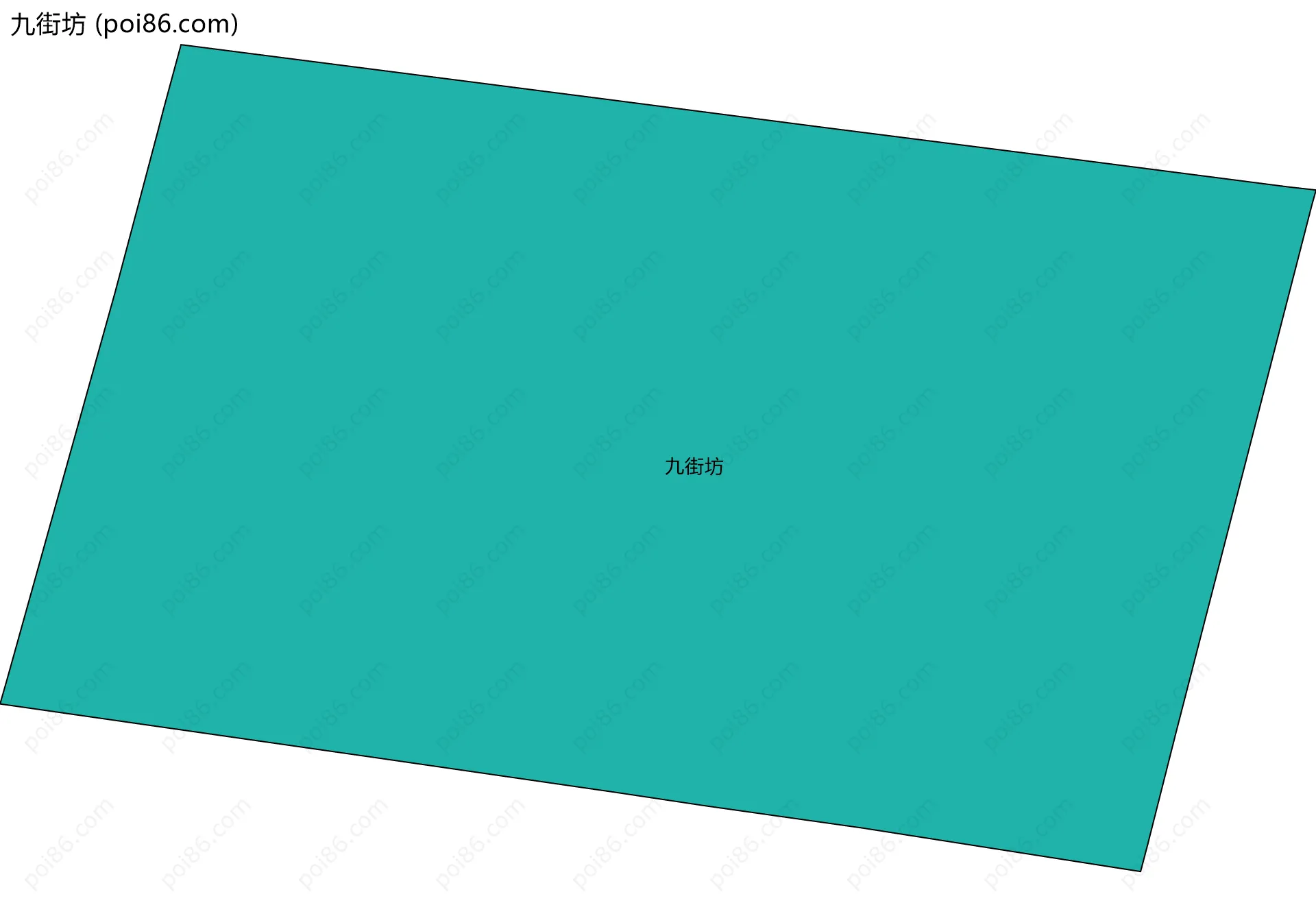 九街坊边界地图