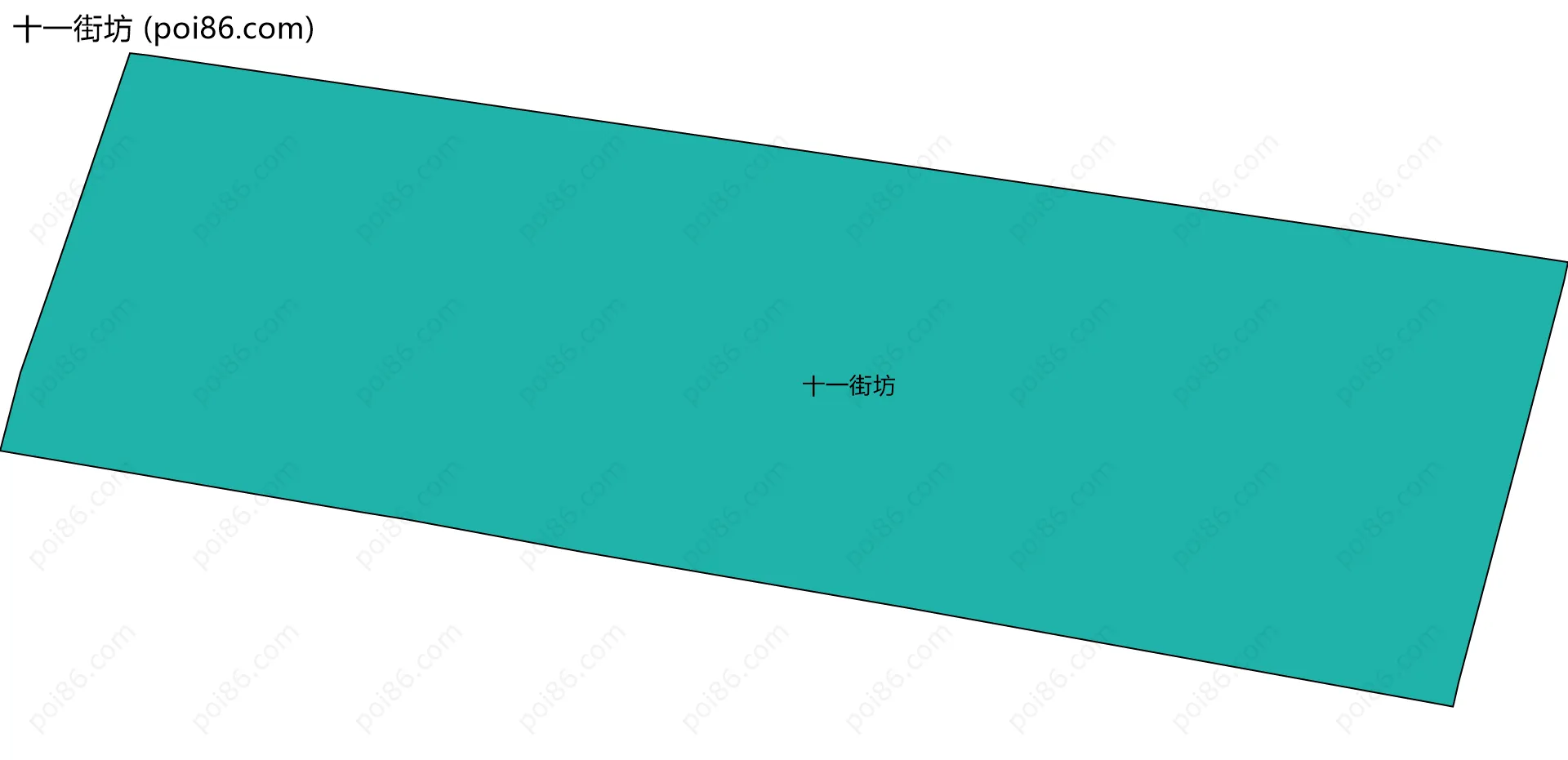 十一街坊边界地图