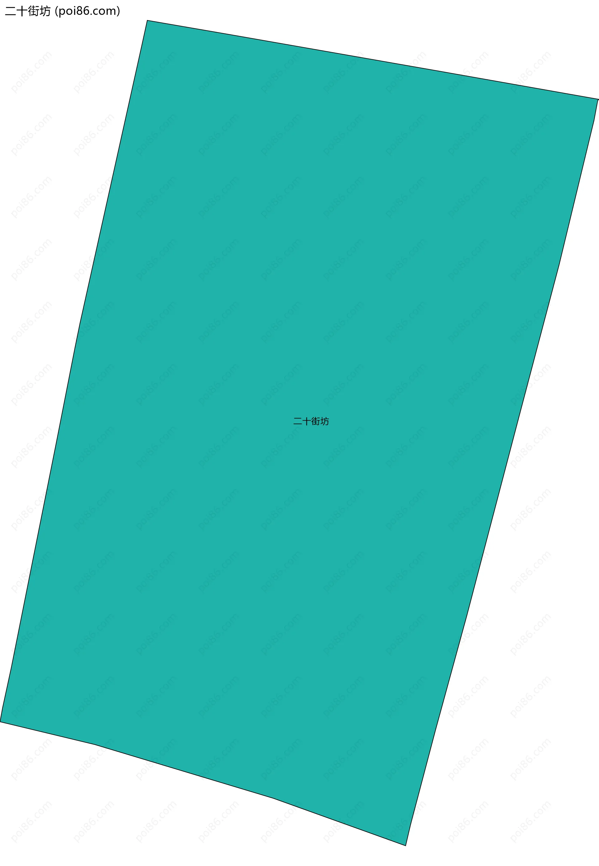 二十街坊边界地图