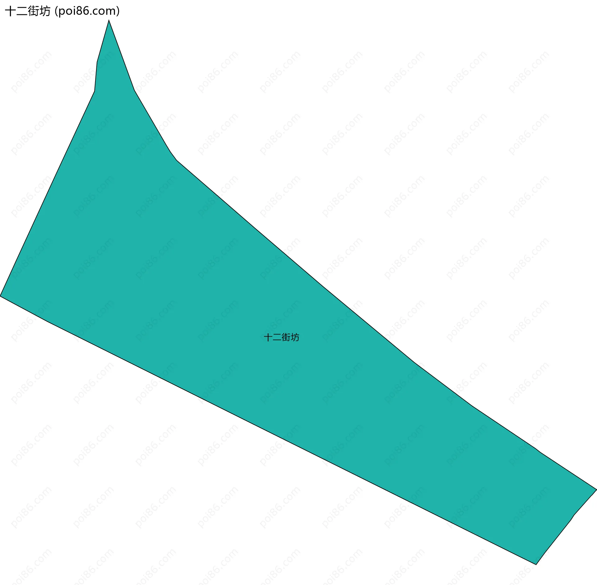 十二街坊边界地图