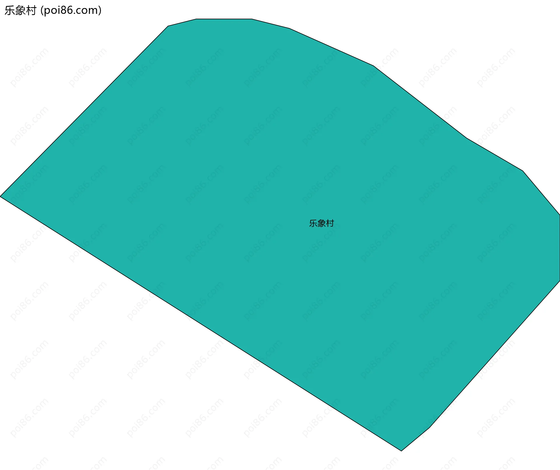乐象村边界地图