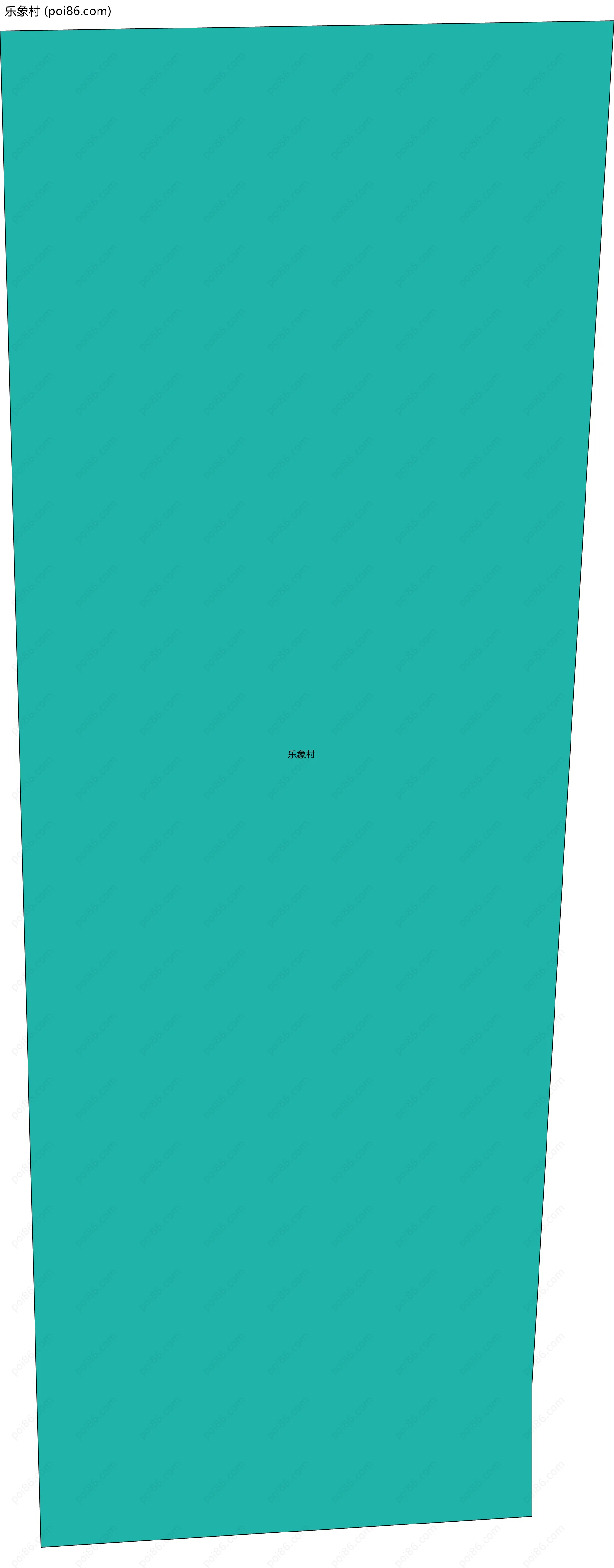 乐象村边界地图