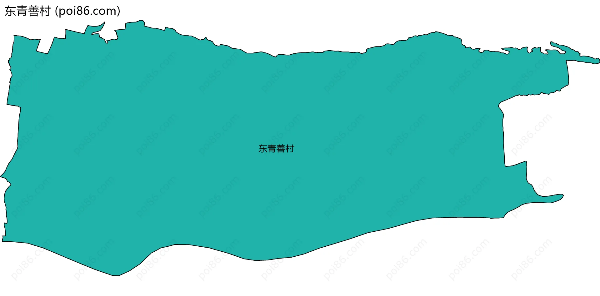 东青善村边界地图