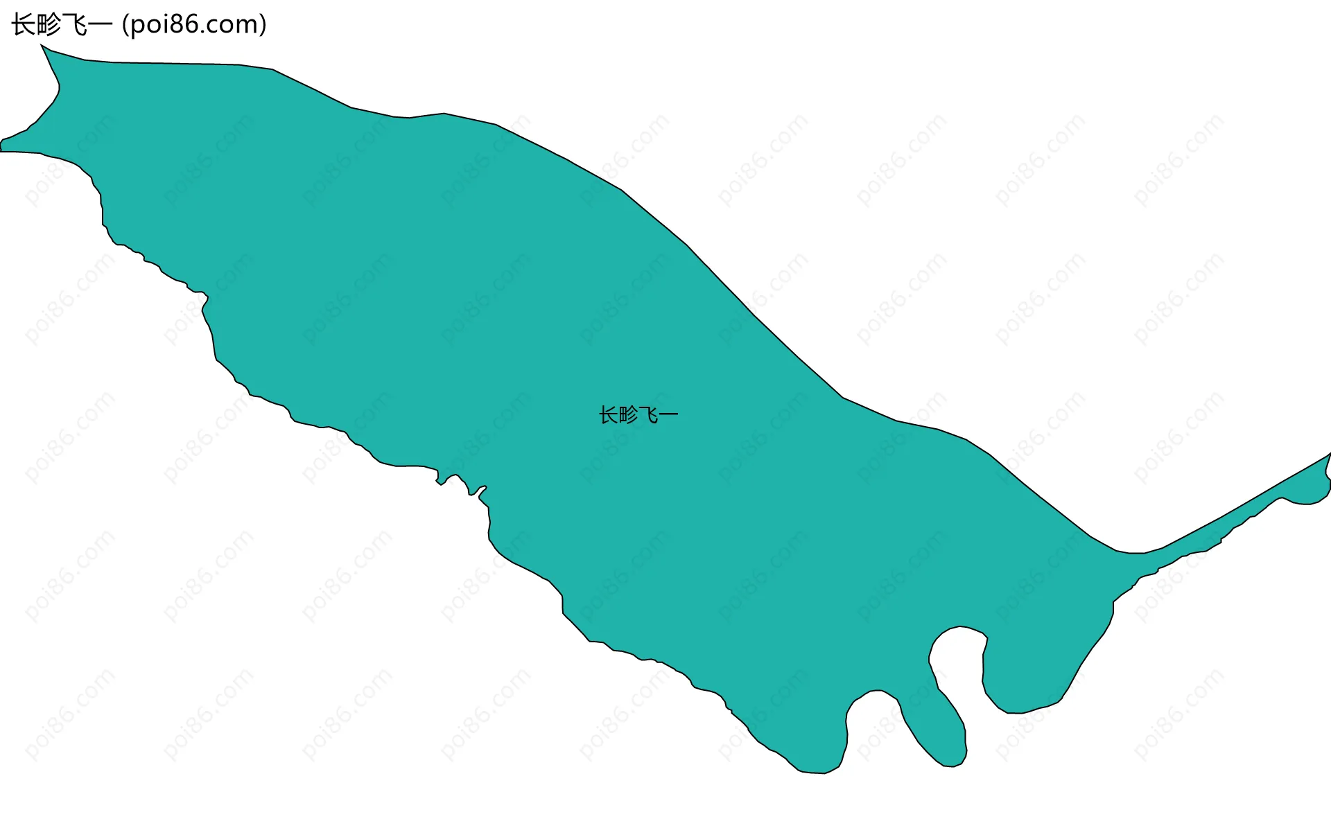 长畛飞一边界地图