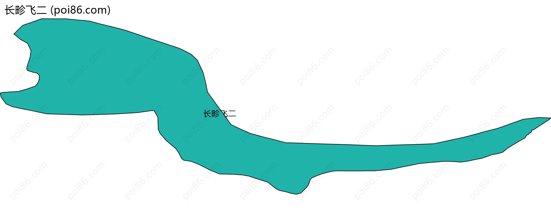 长畛飞二边界地图