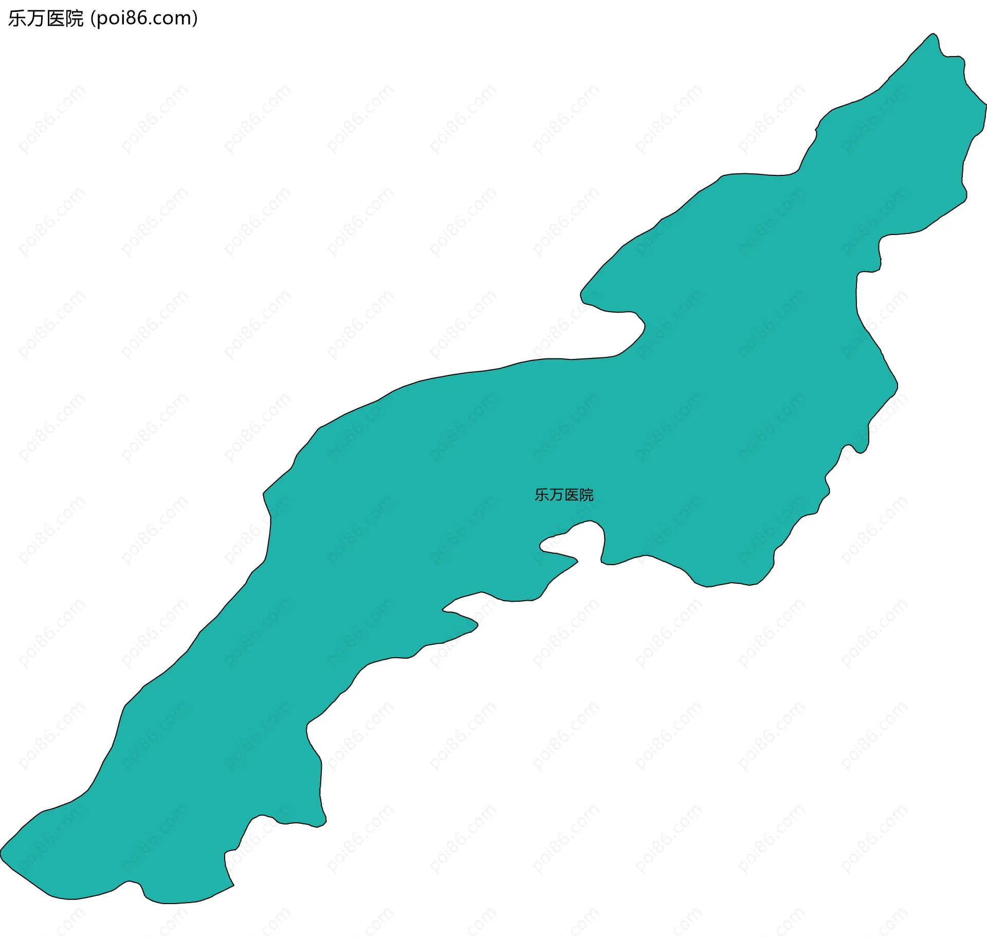 乐万医院边界地图