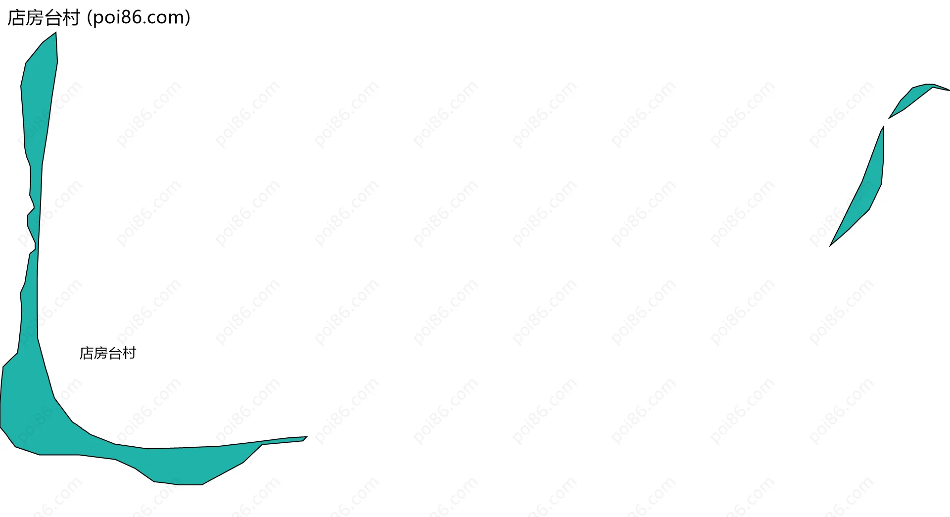店房台村边界地图