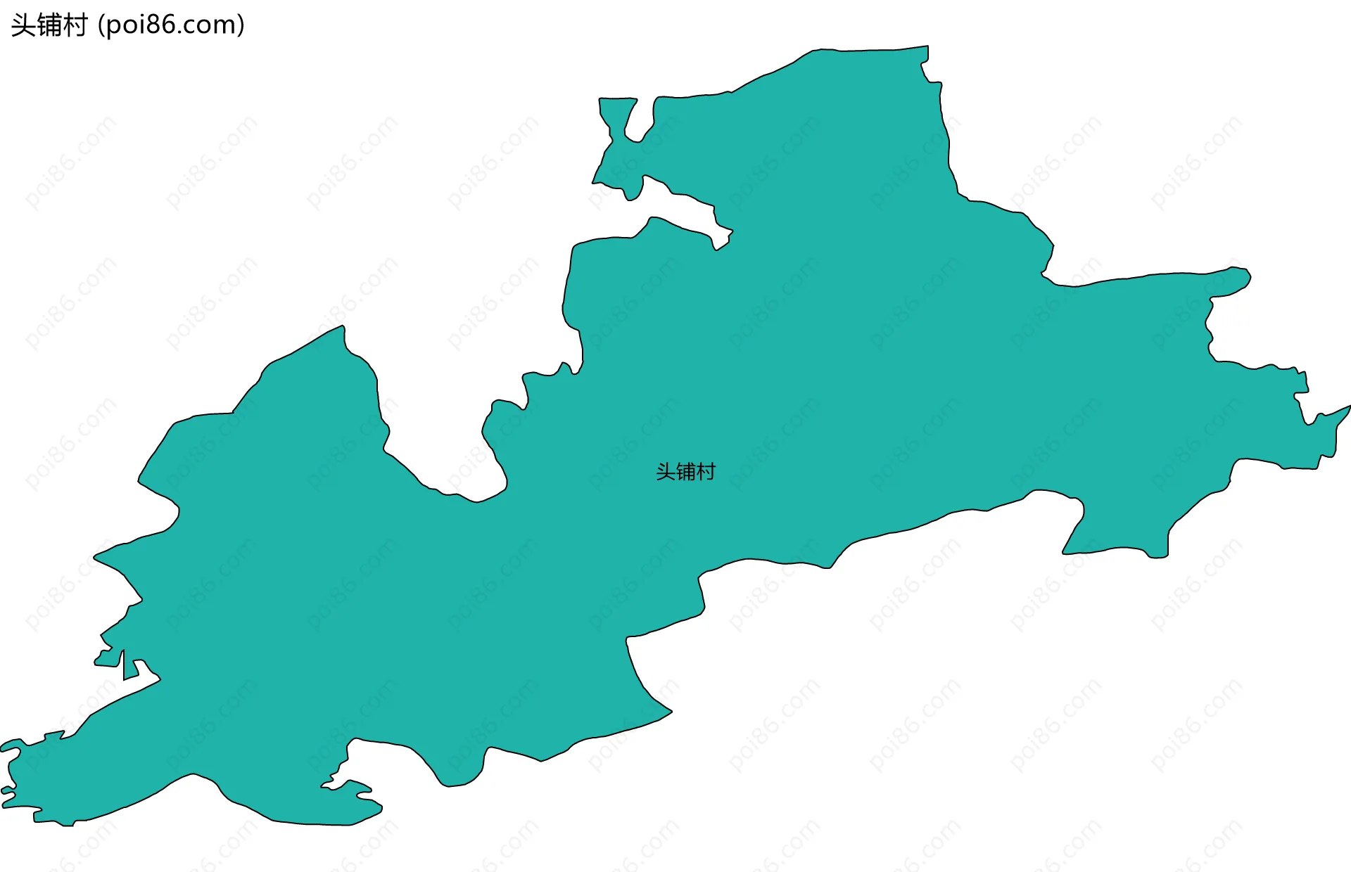 头铺村边界地图