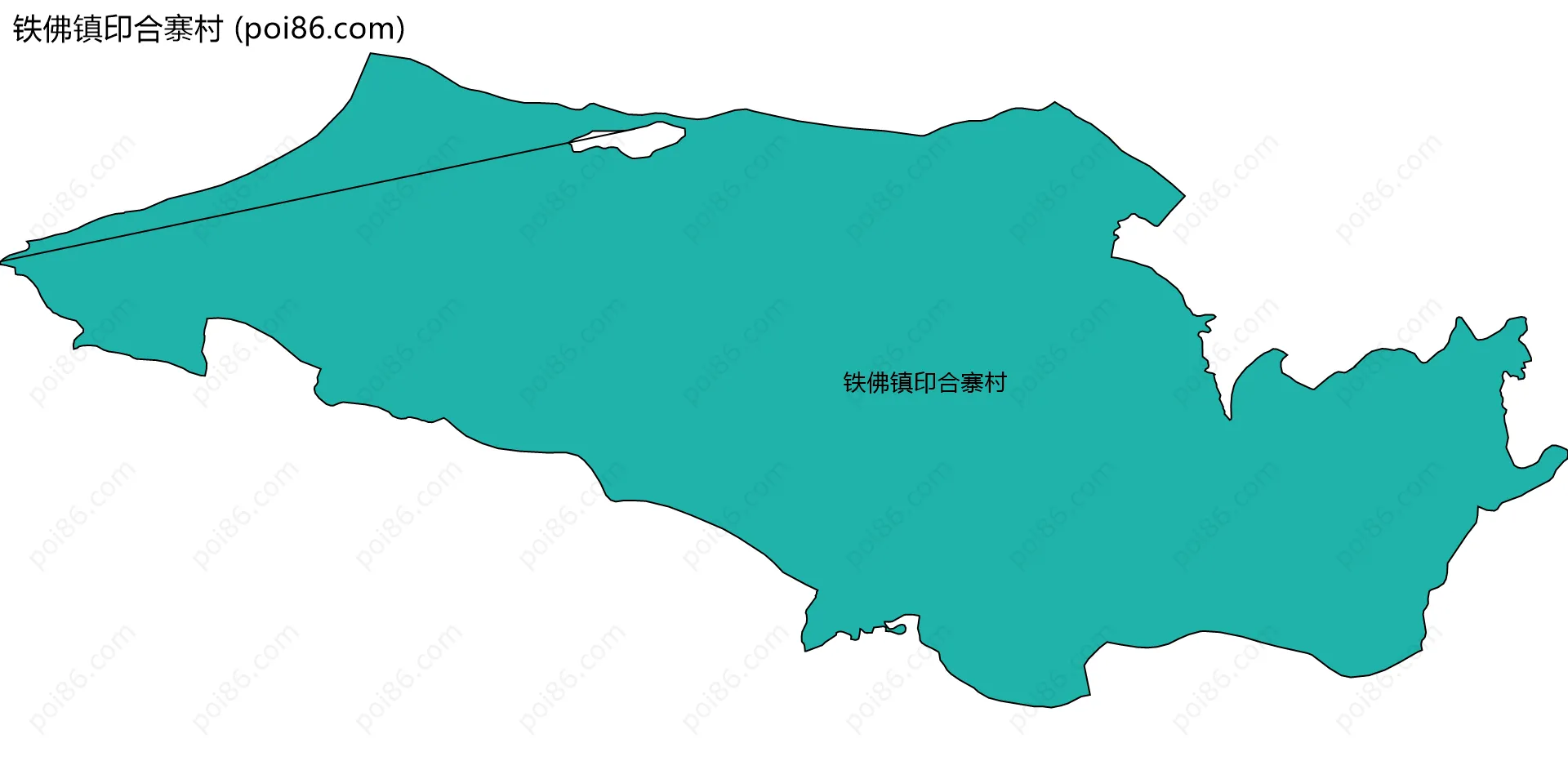 铁佛镇印合寨村边界地图