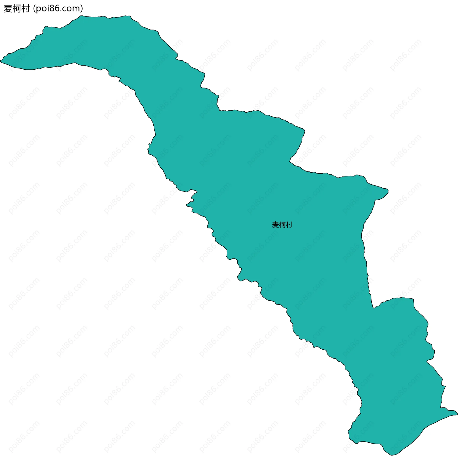 麦柯村边界地图