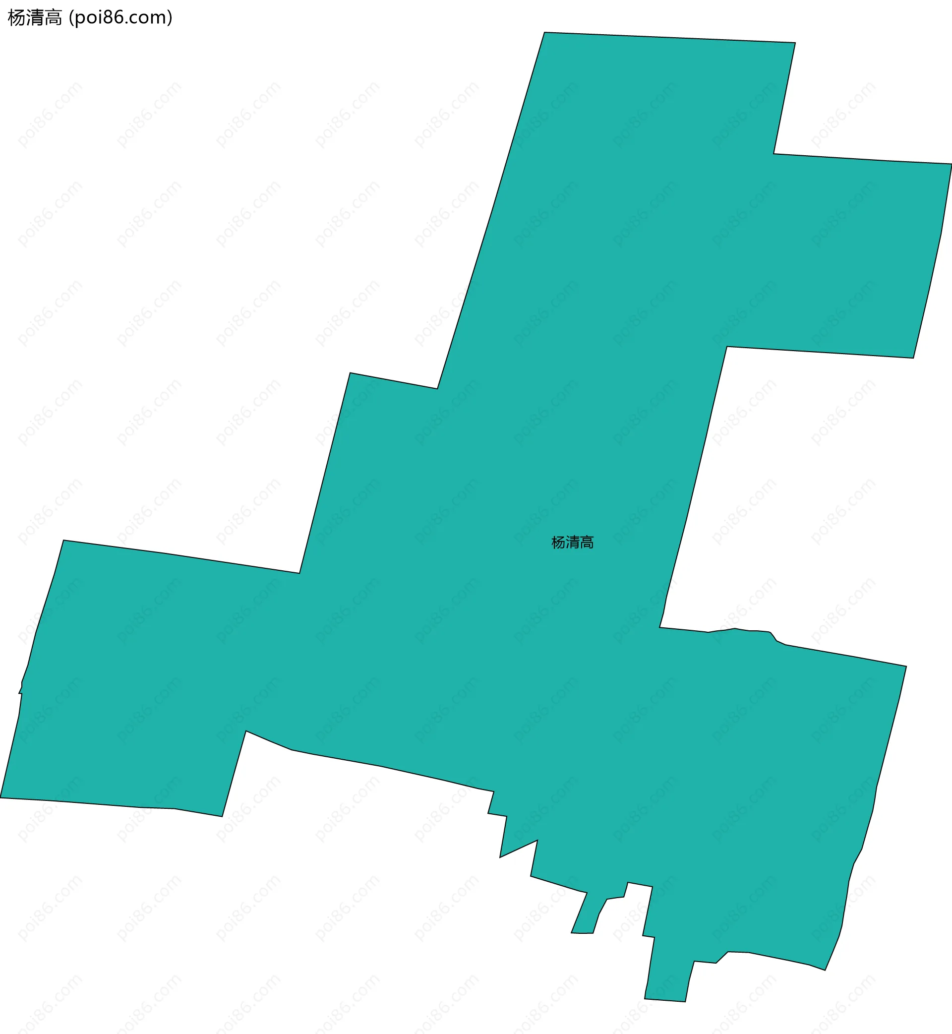 杨清高边界地图