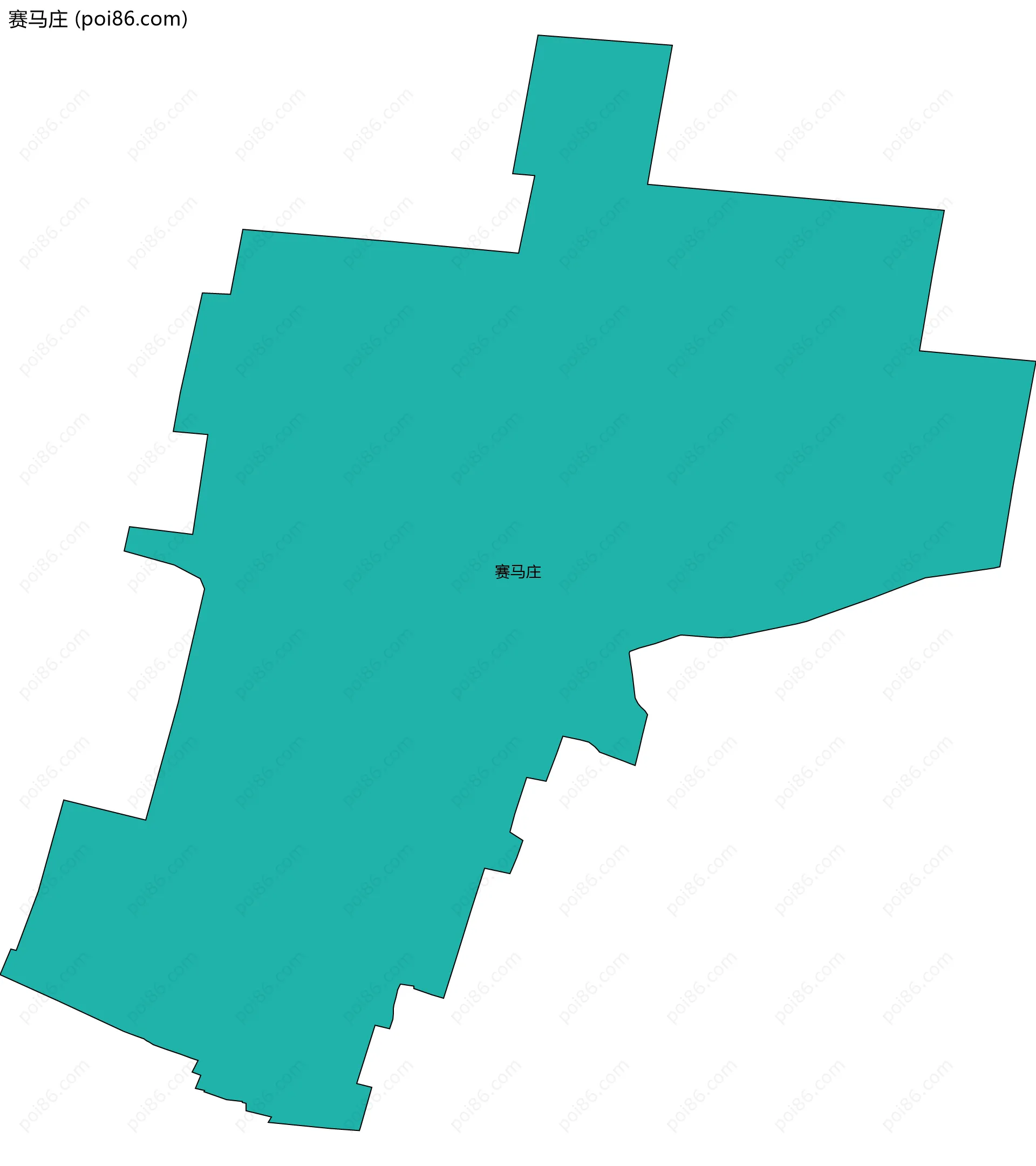 赛马庄边界地图