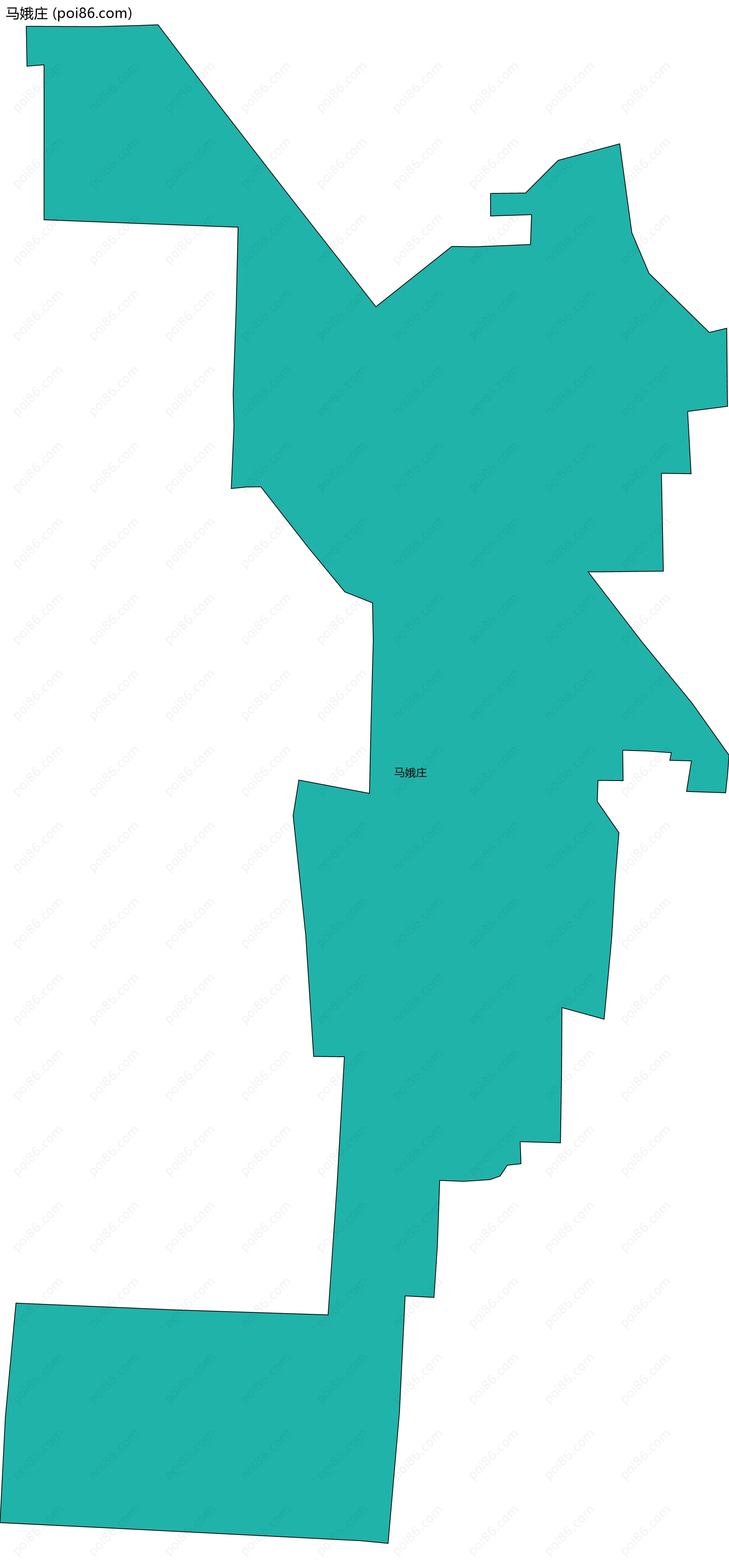 马娥庄边界地图