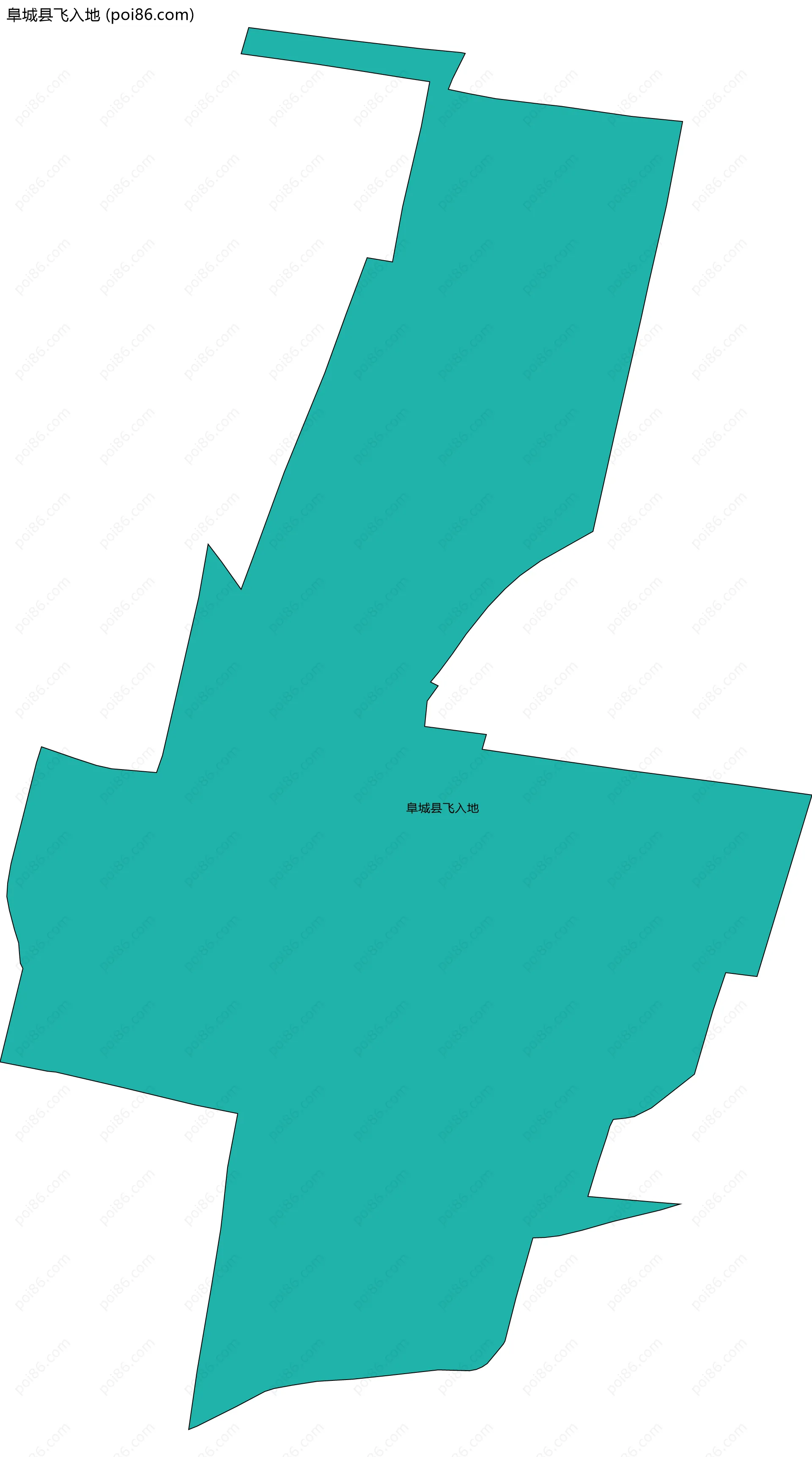 阜城县飞入地边界地图