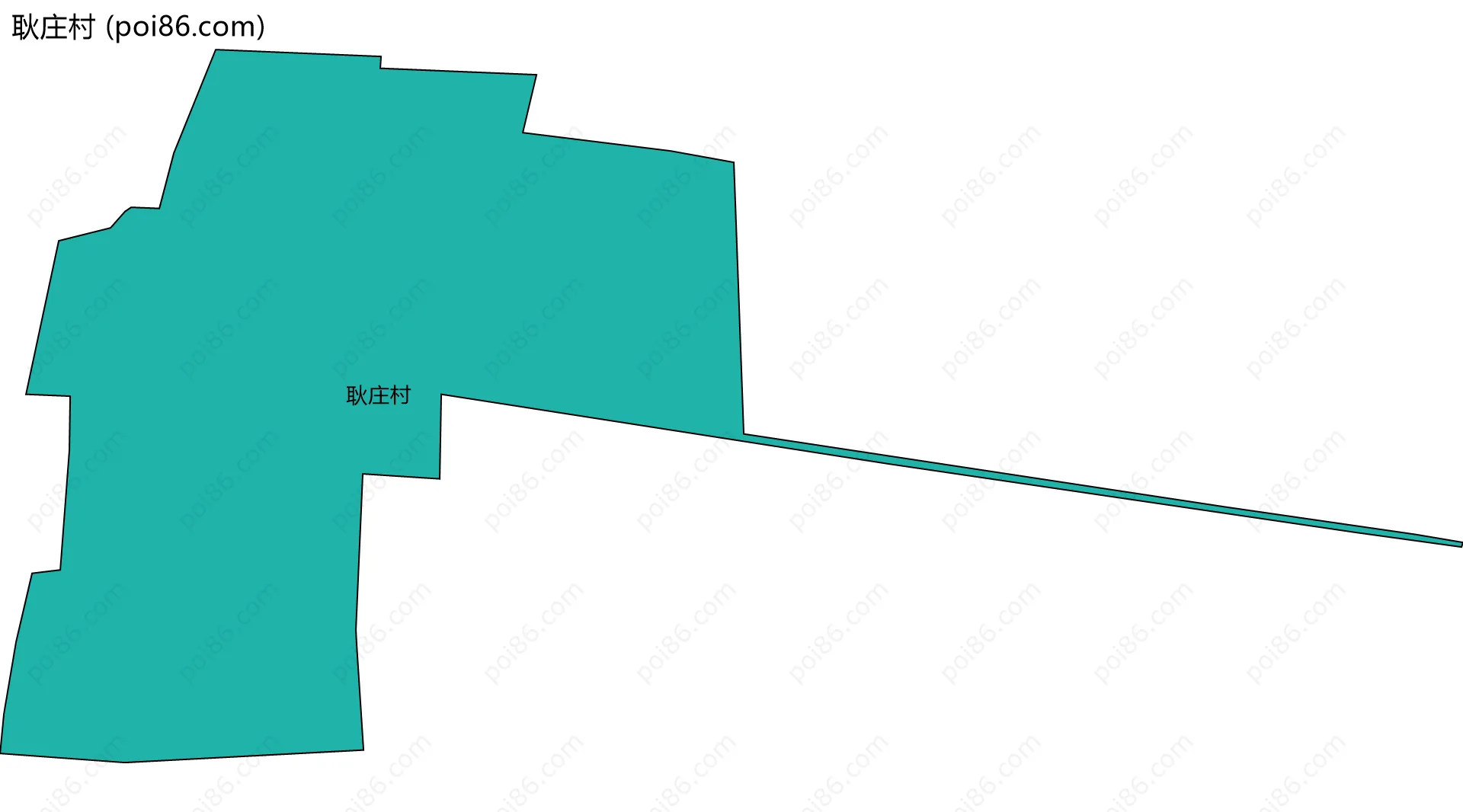 耿庄村边界地图