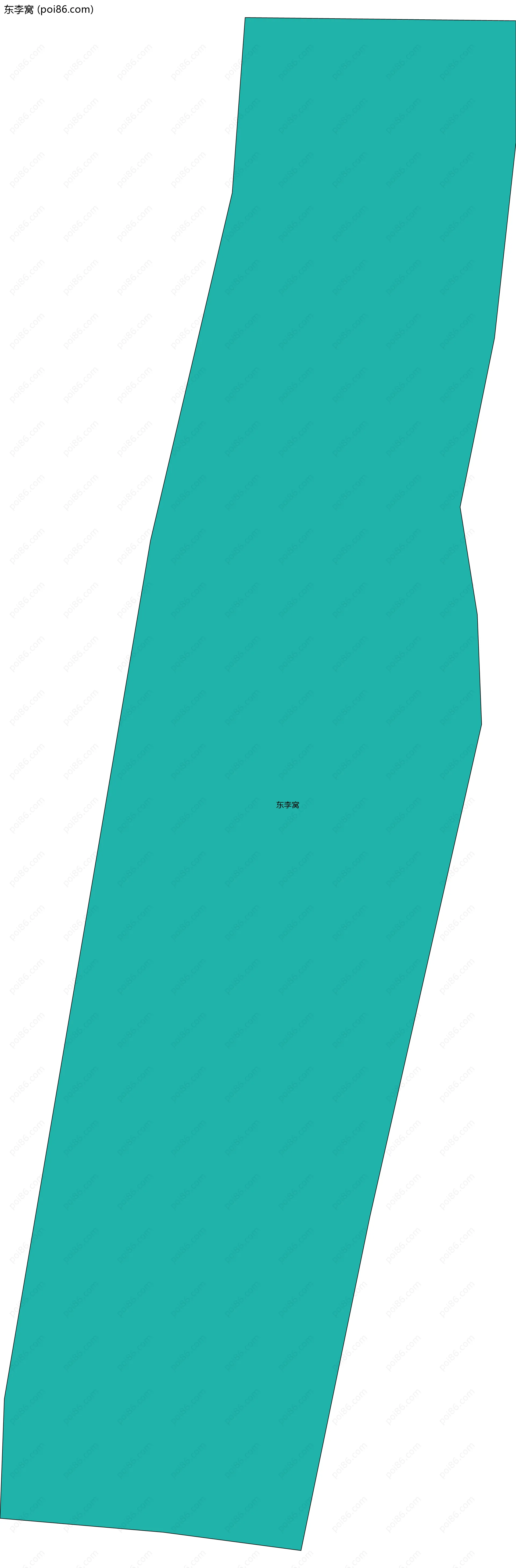 东李窝边界地图