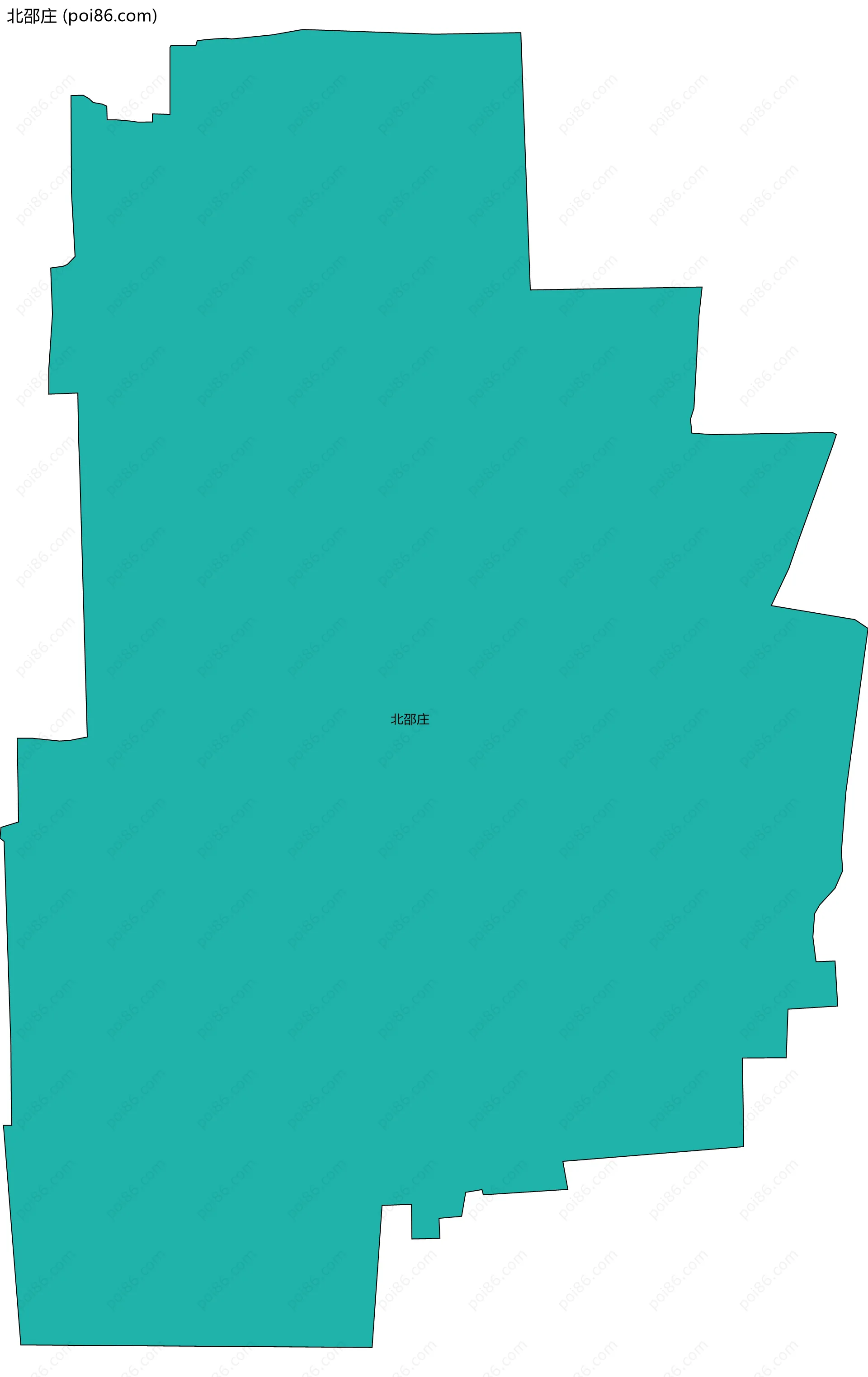 北邵庄边界地图