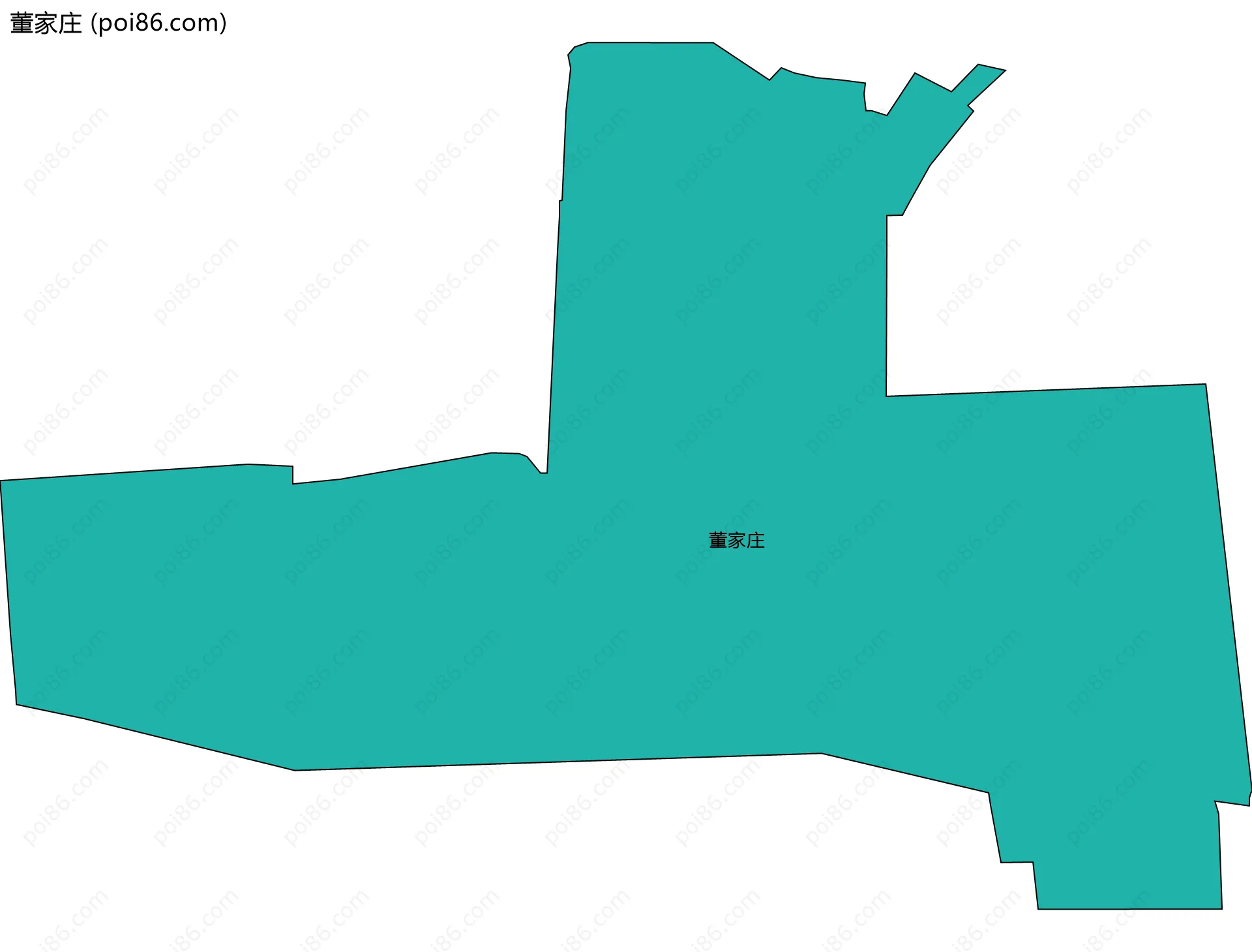 董家庄边界地图
