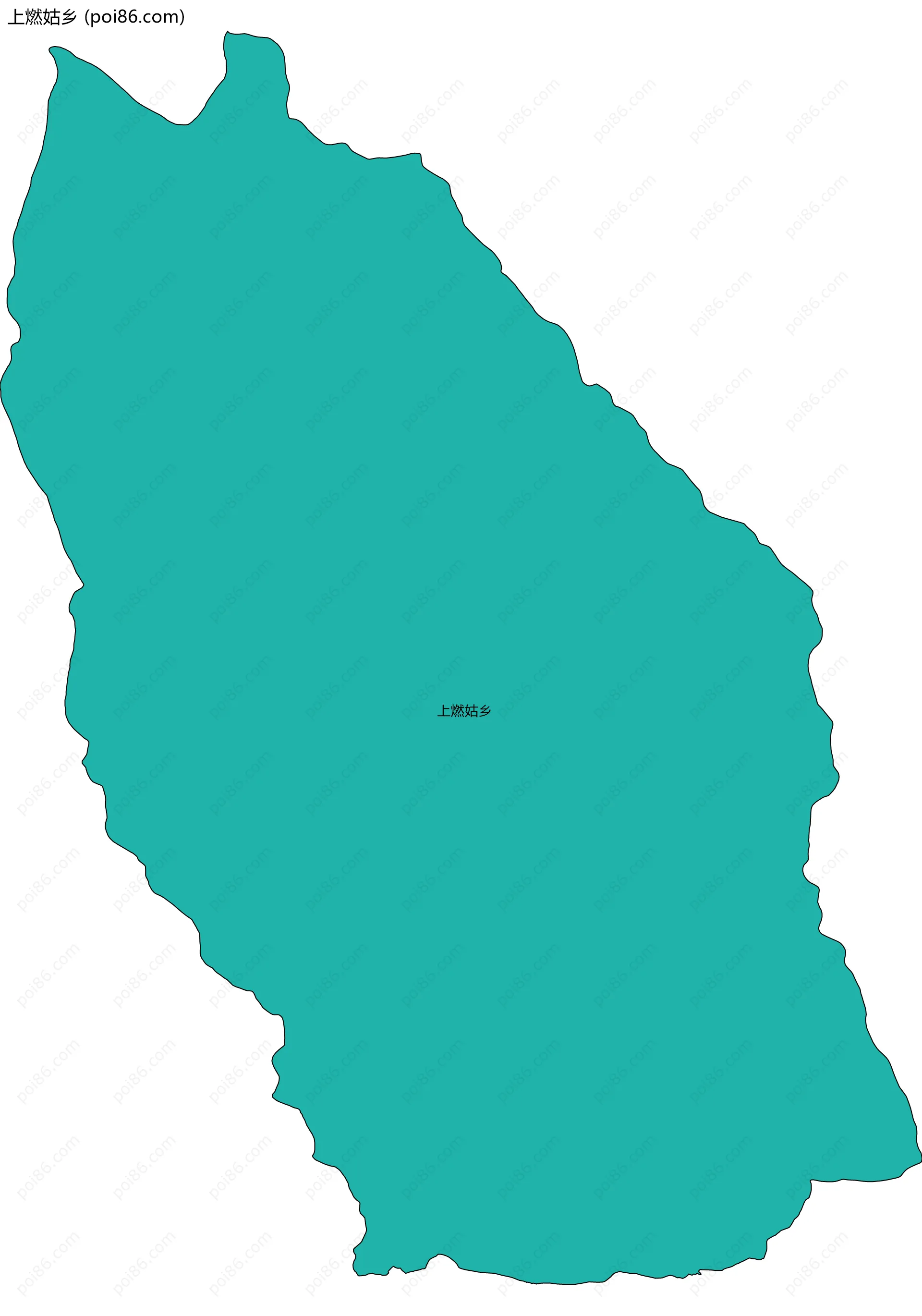 上燃姑乡边界地图