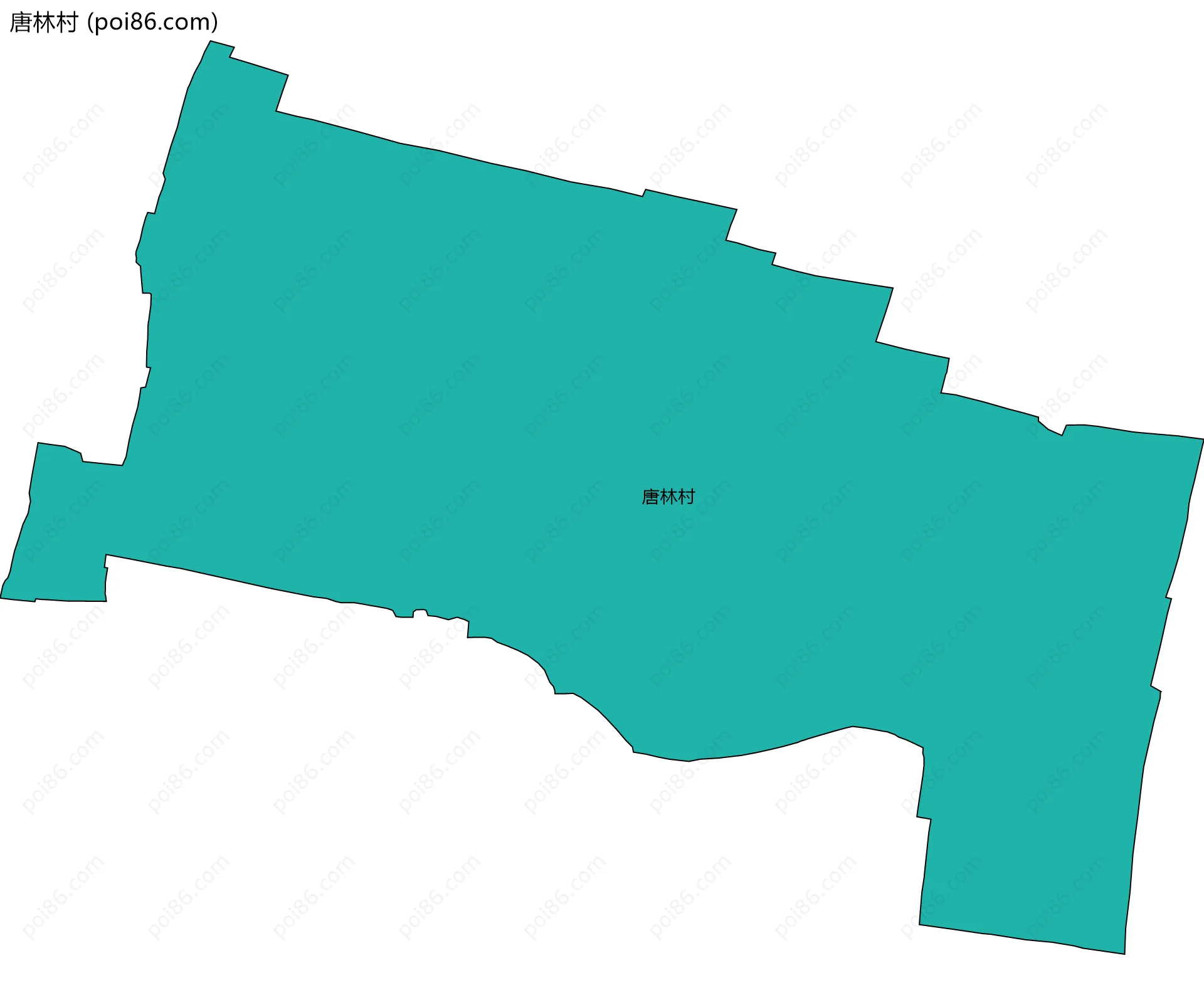 唐林村边界地图