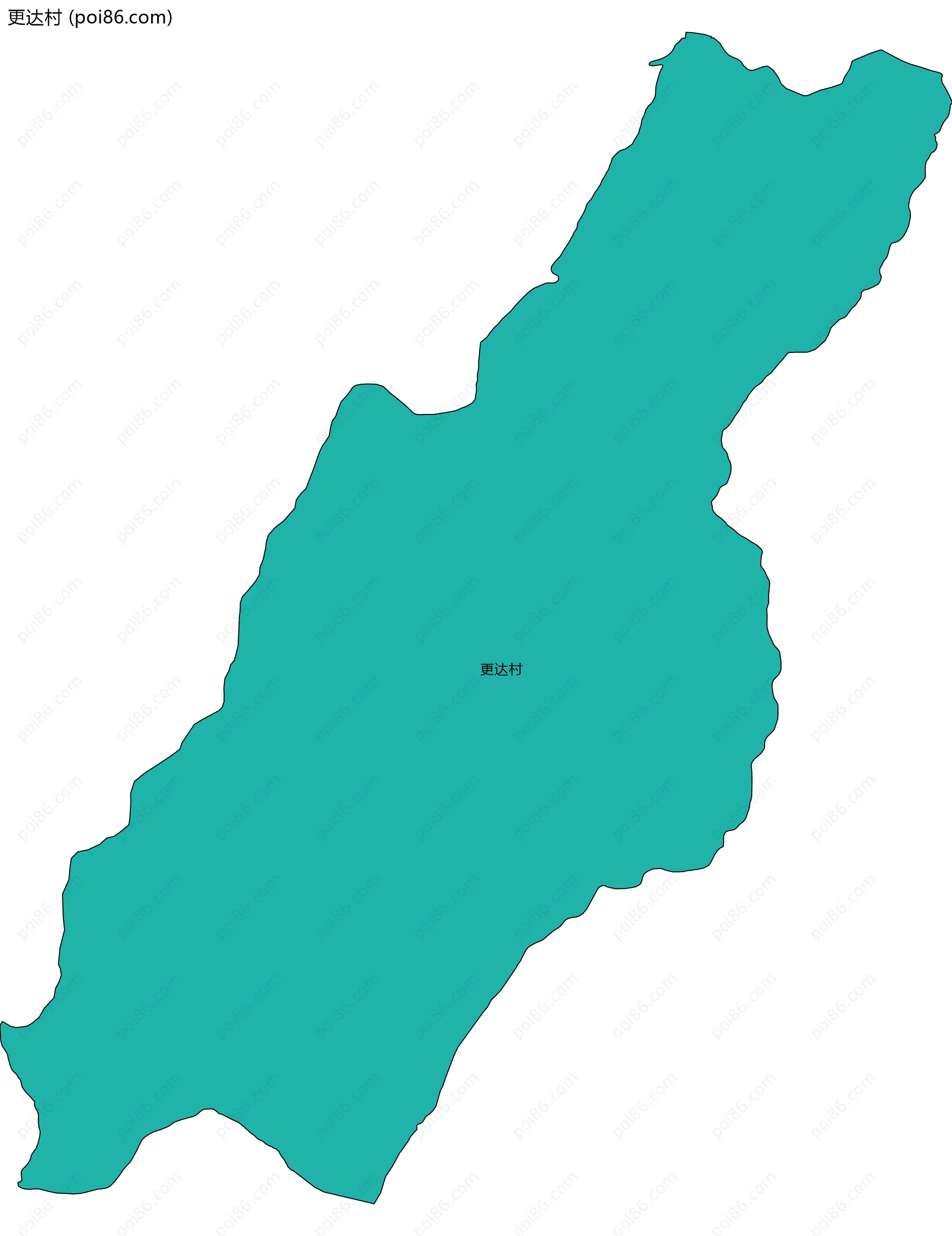 更达村边界地图