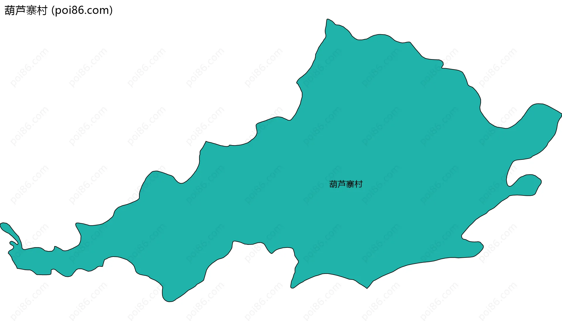 葫芦寨村边界地图