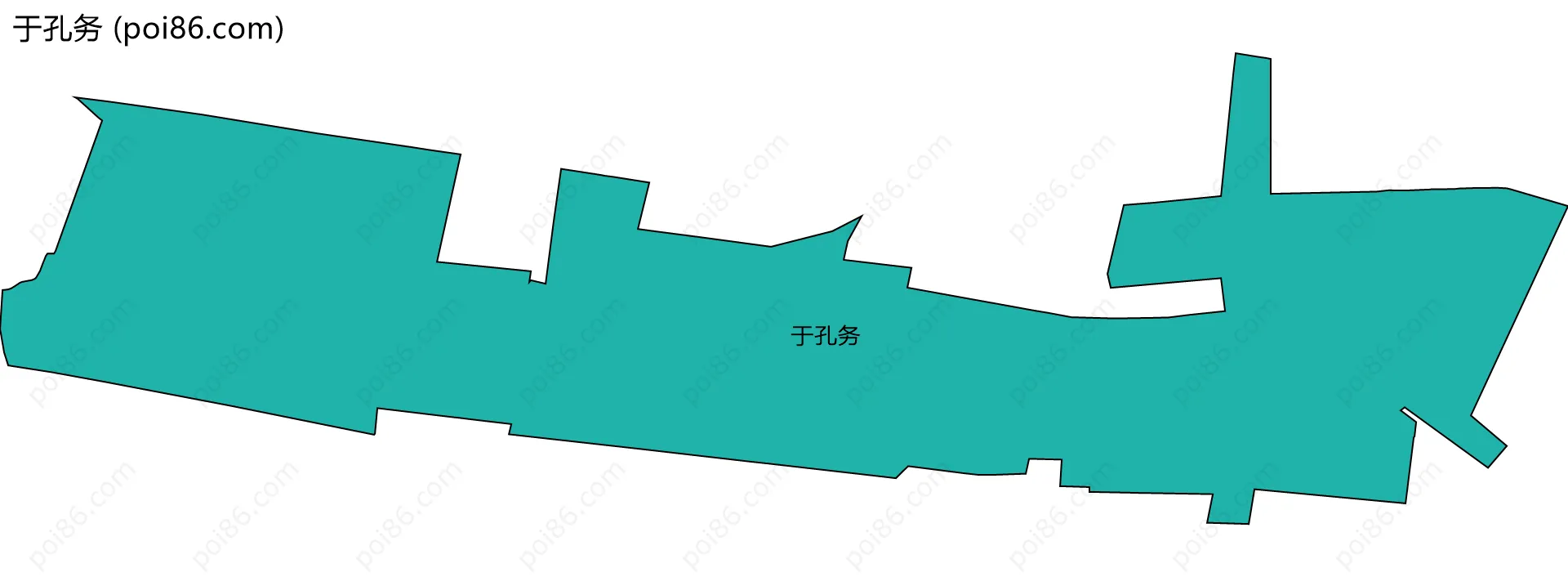于孔务边界地图