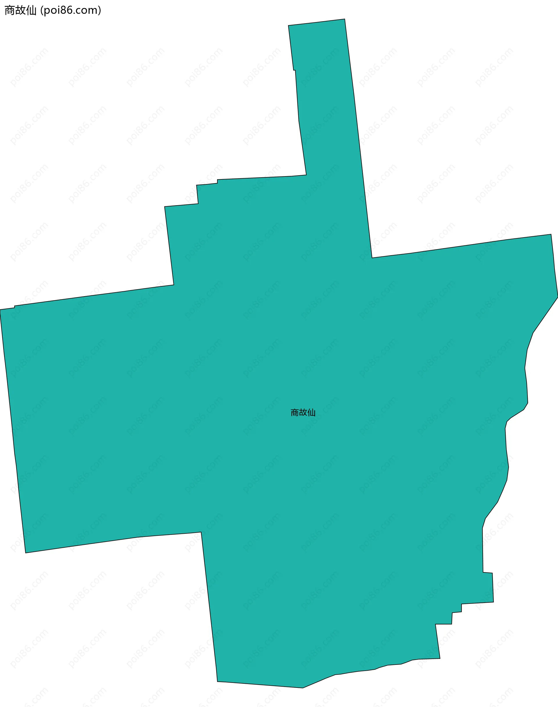 商故仙边界地图