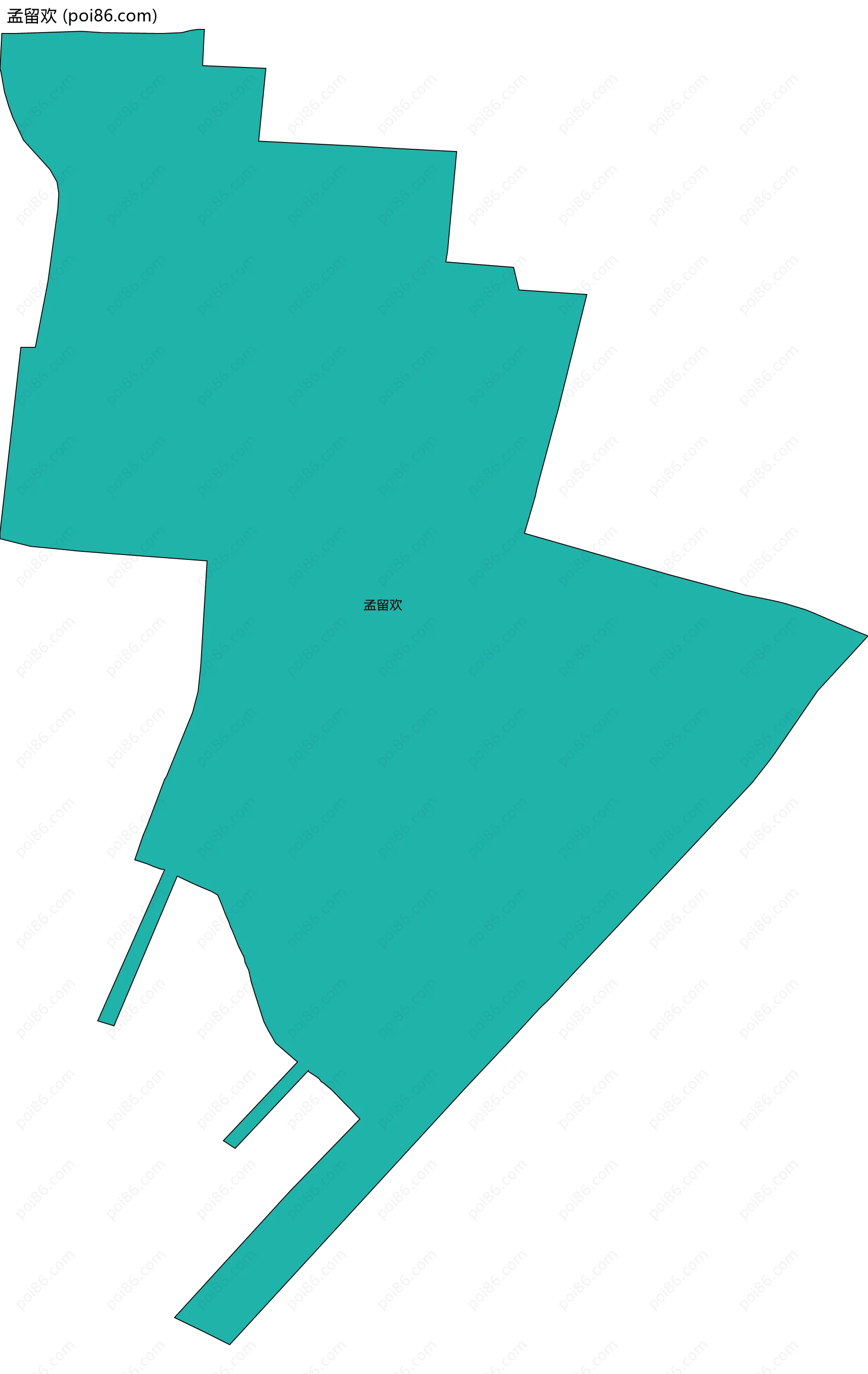 孟留欢边界地图