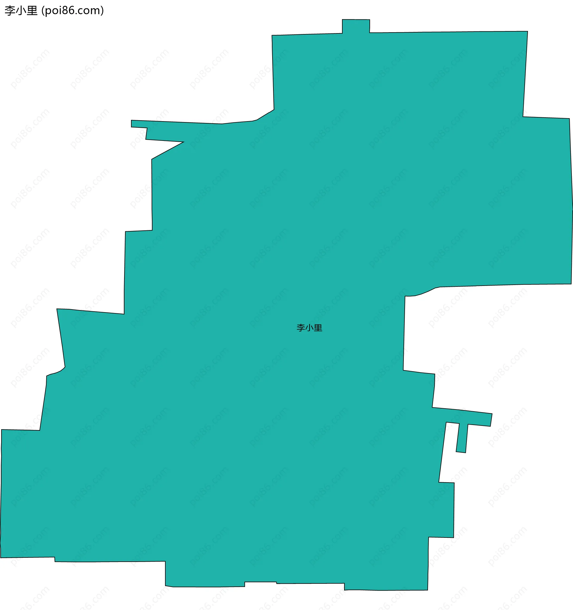 李小里边界地图