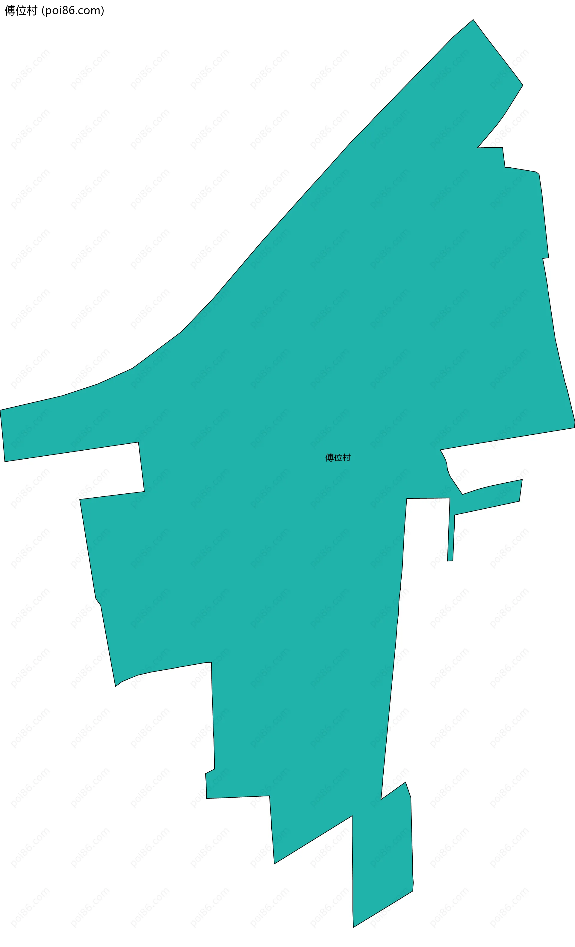 傅位村边界地图