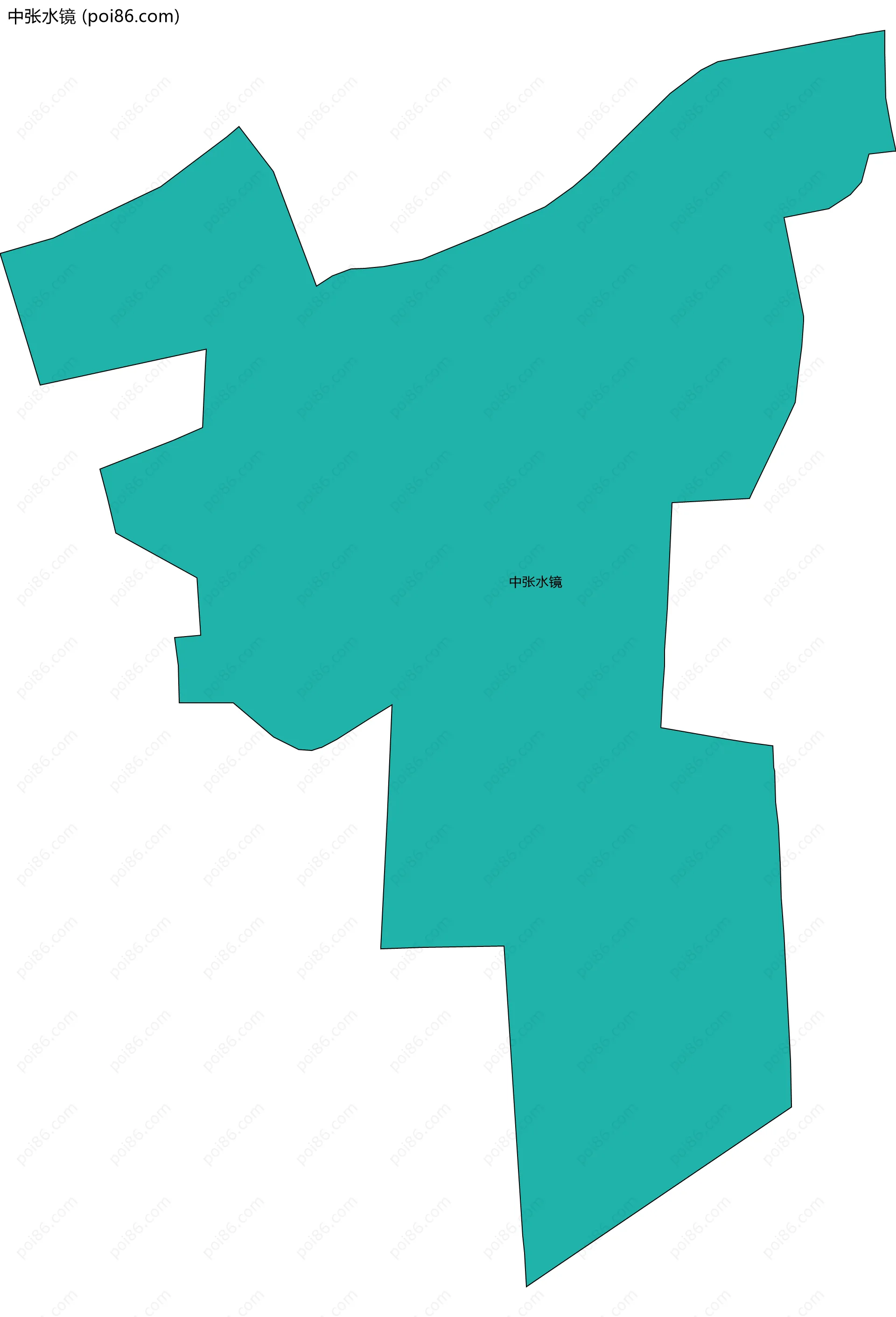 中张水镜边界地图