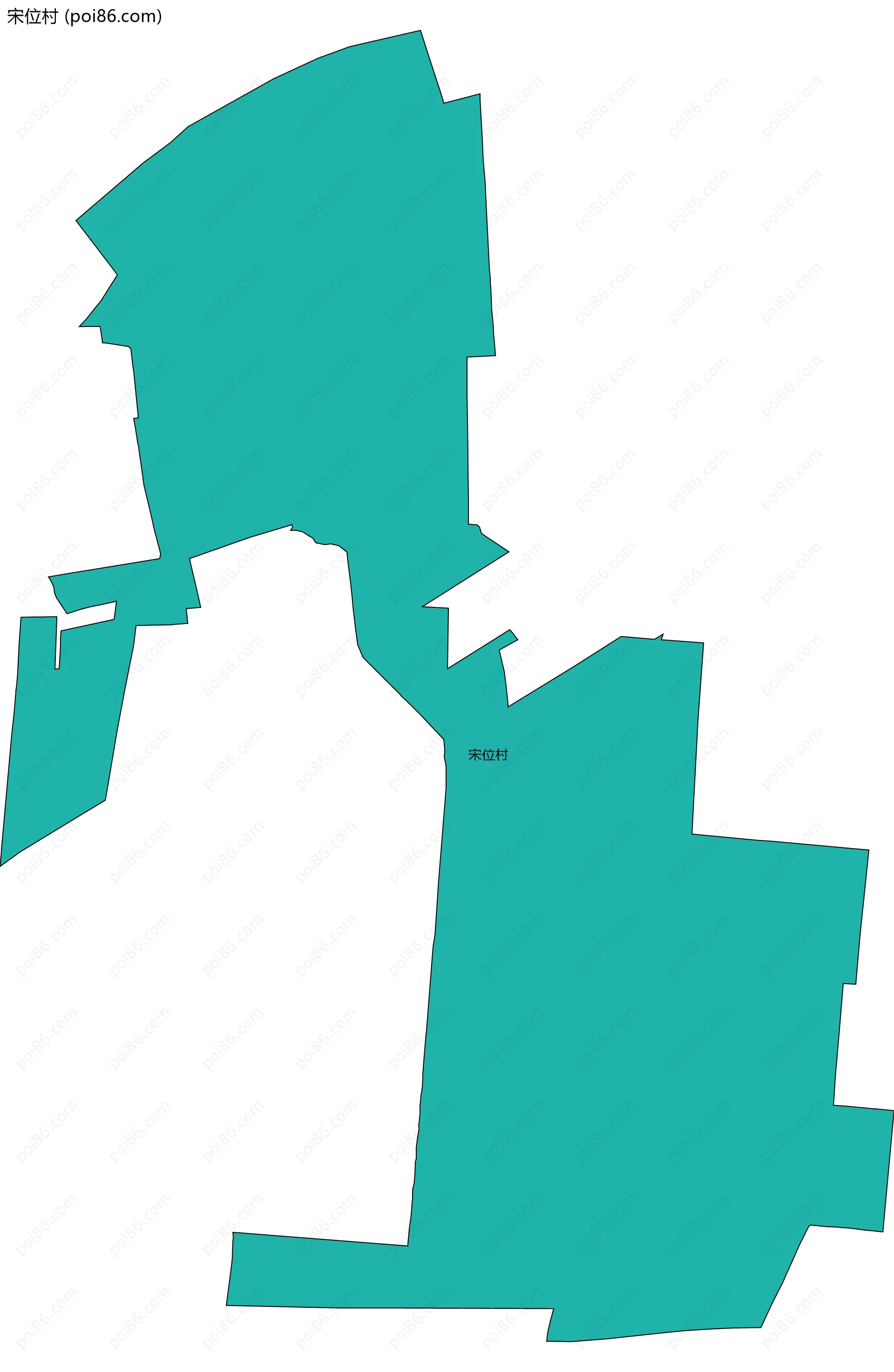 宋位村边界地图