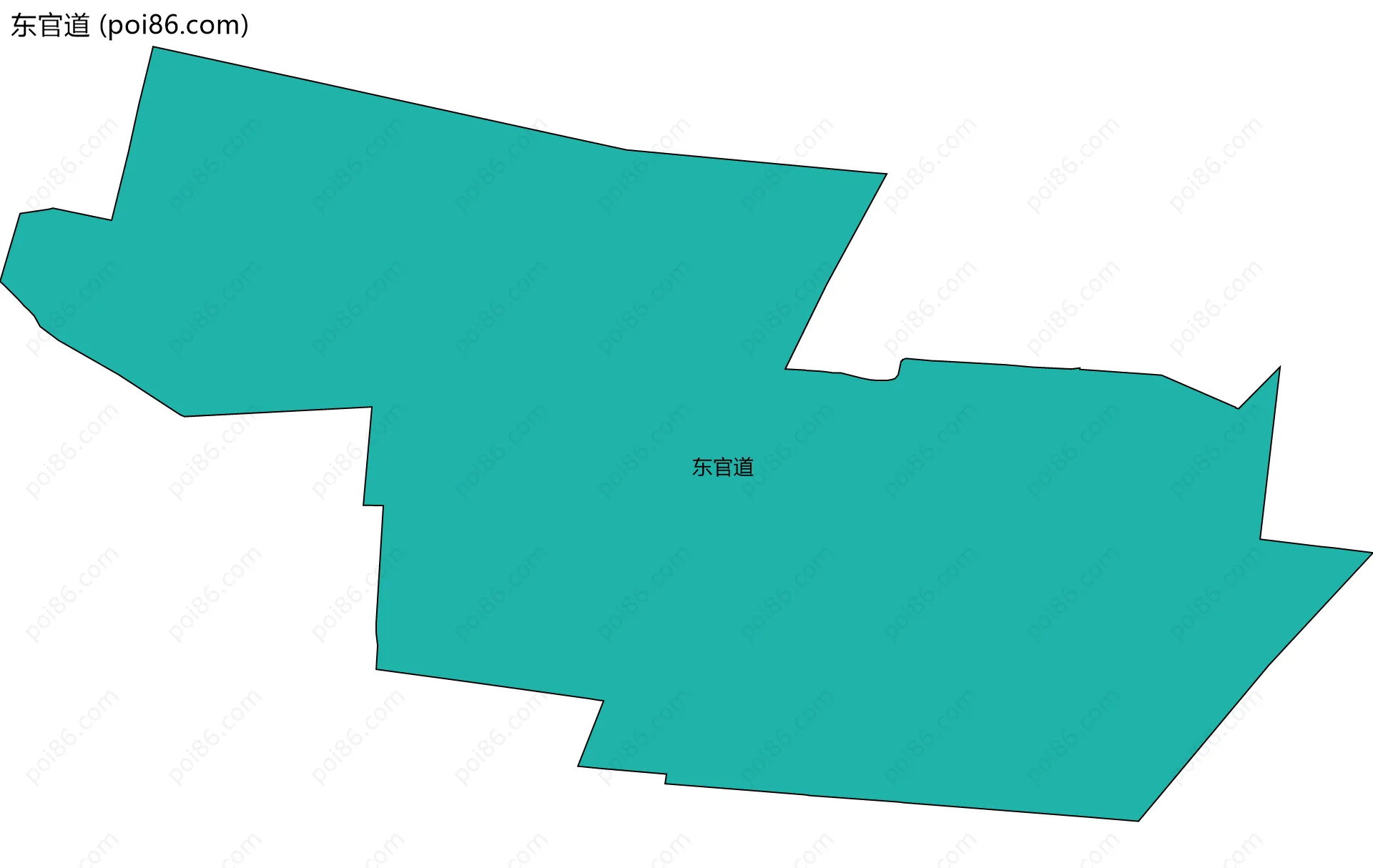 东官道边界地图