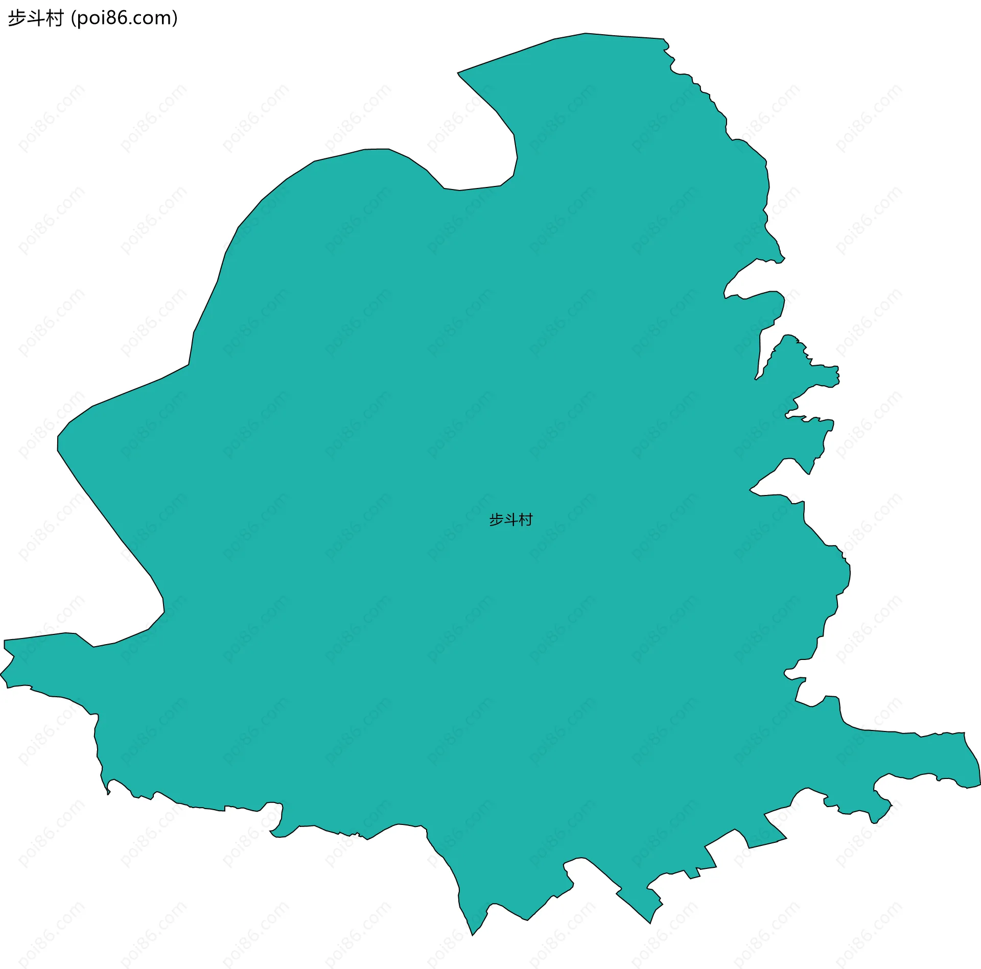 步斗村边界地图
