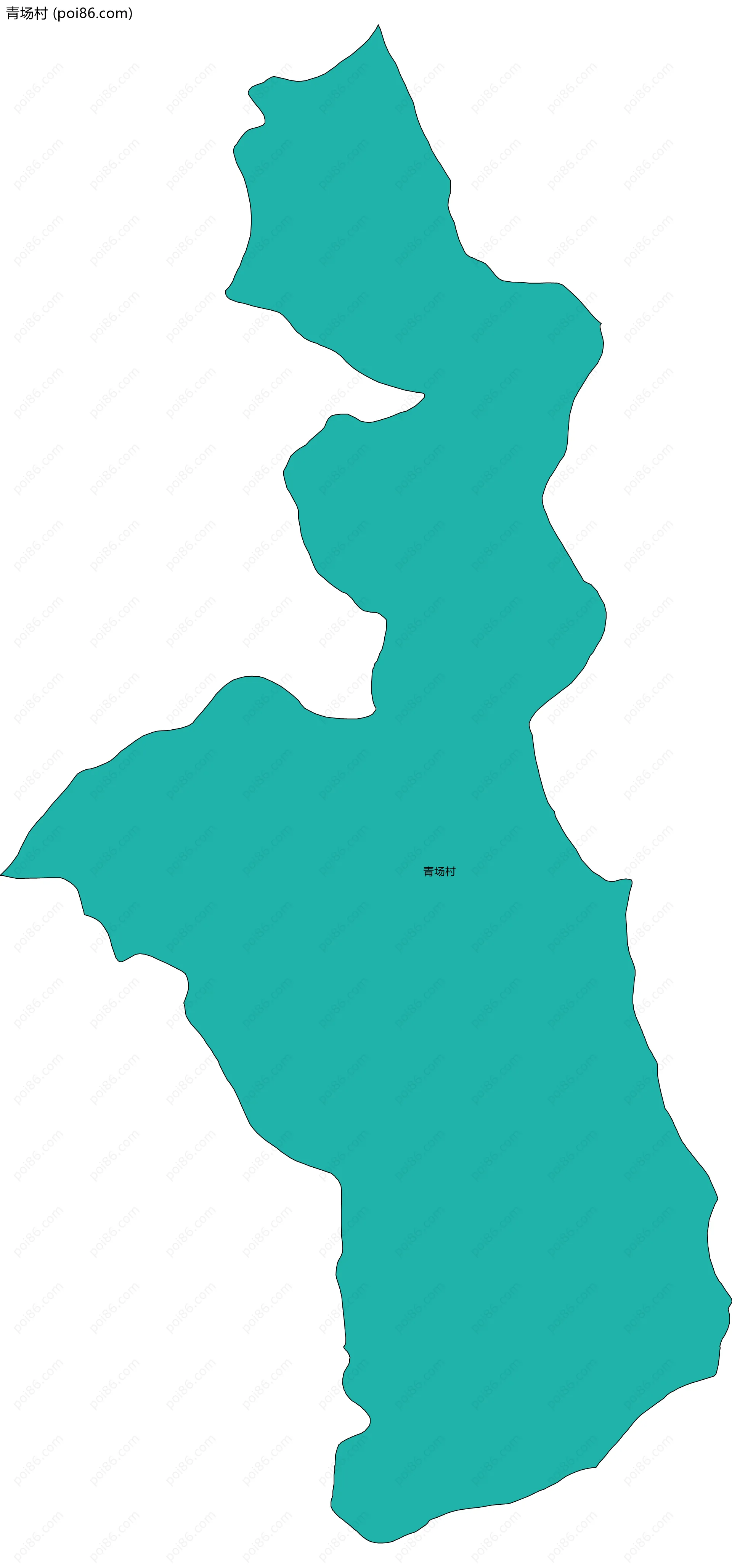 青场村边界地图