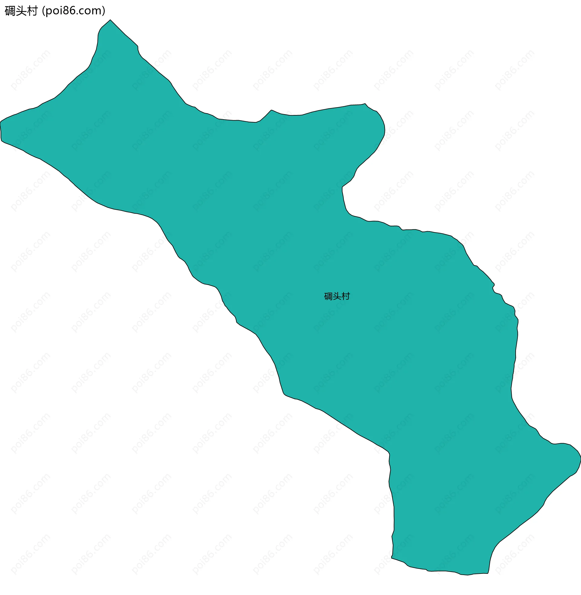 碉头村边界地图