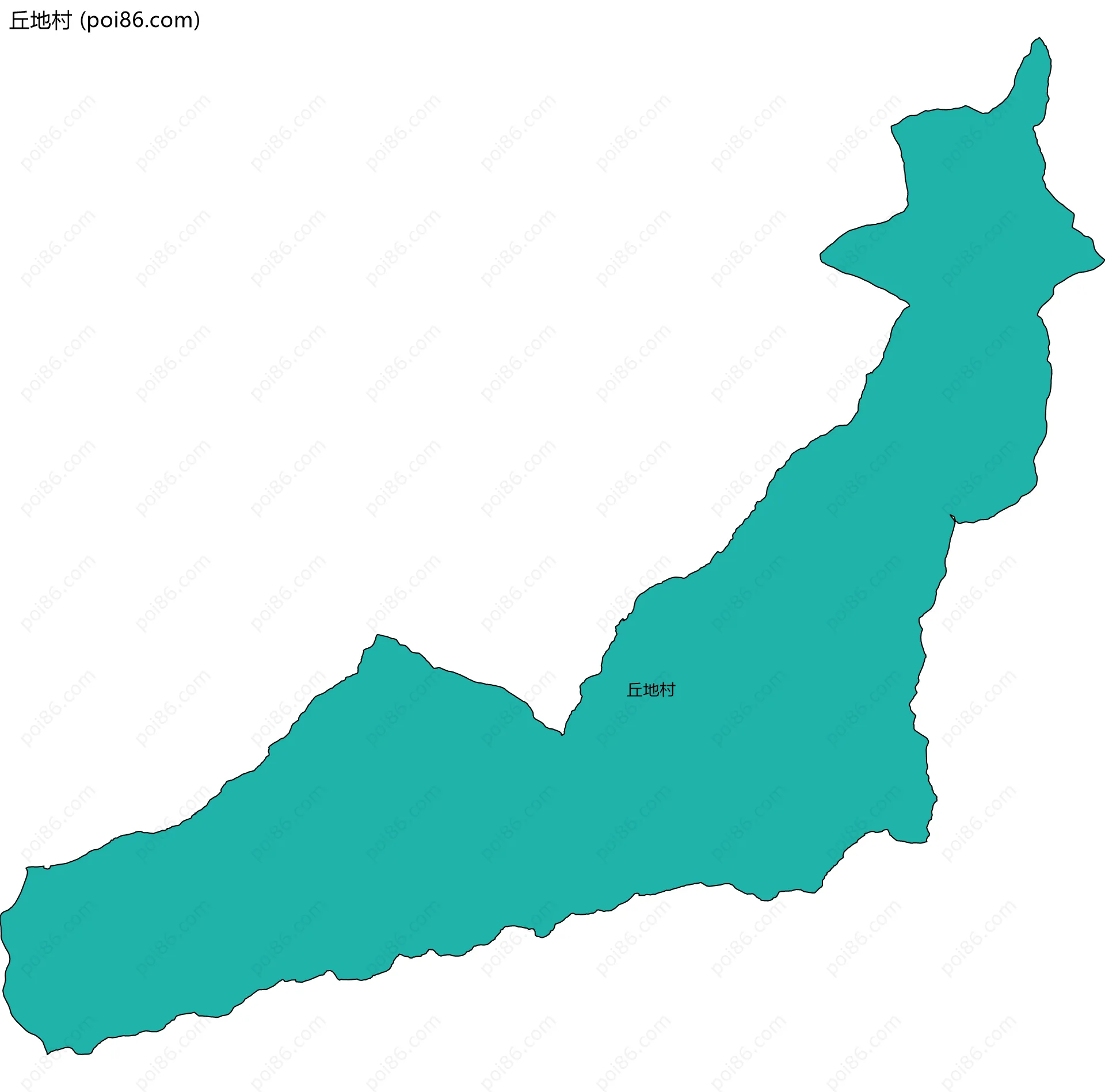丘地村边界地图