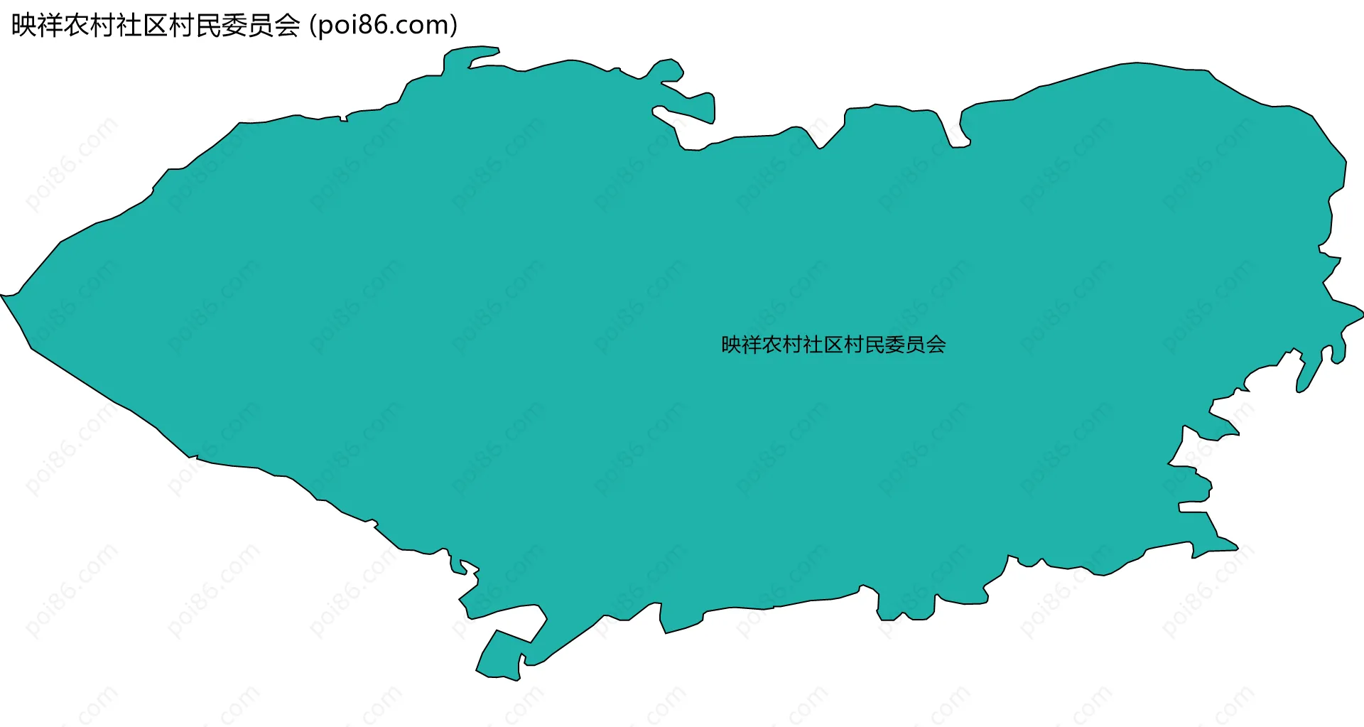 映祥农村社区村民委员会边界地图