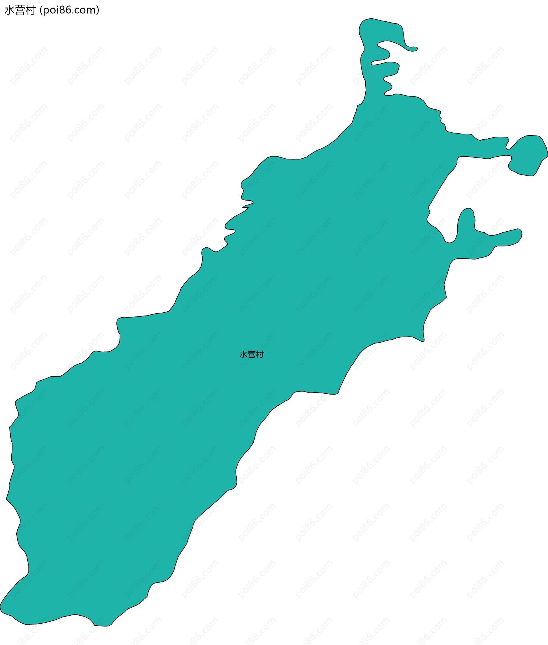 水营村边界地图