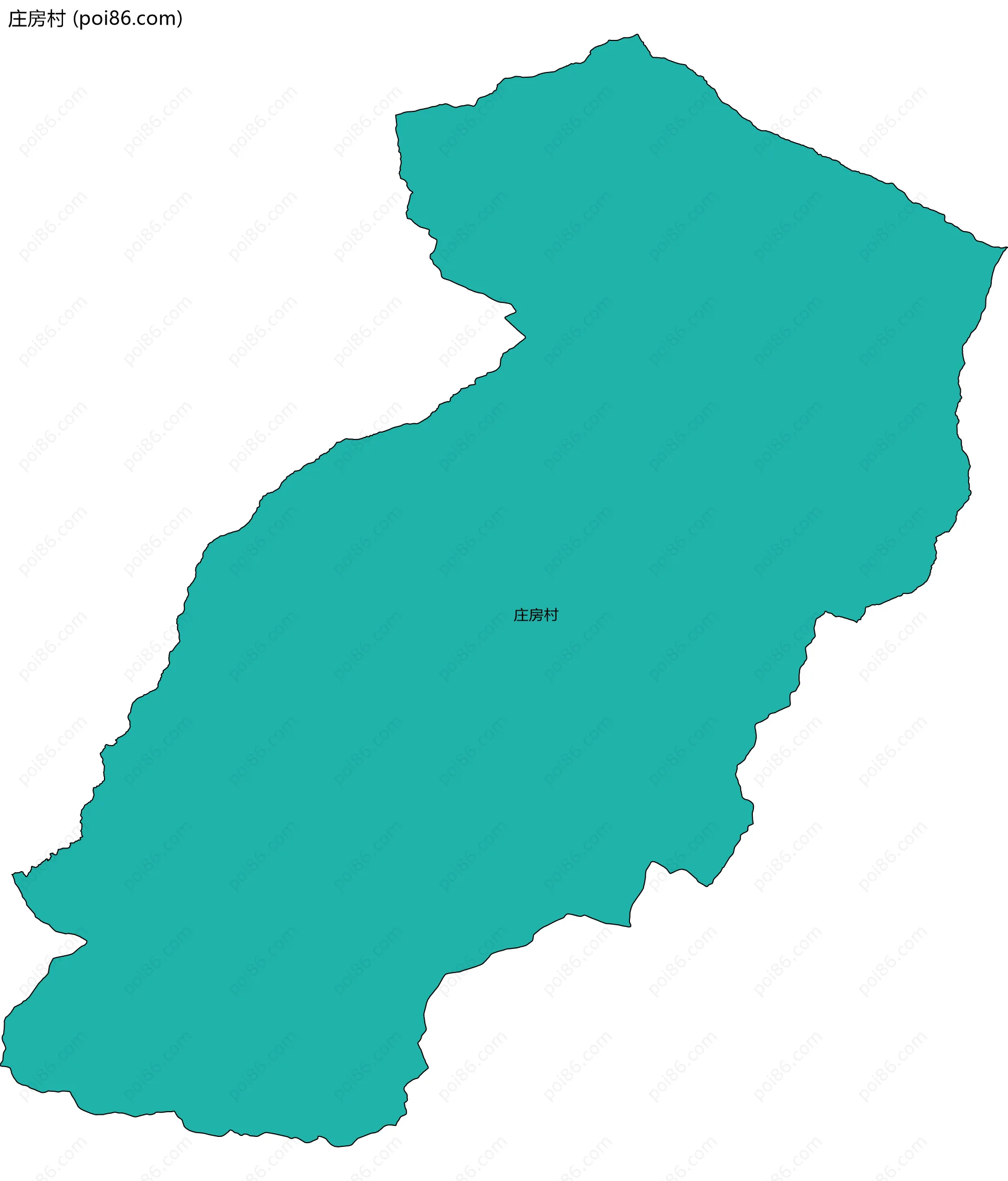 庄房村边界地图