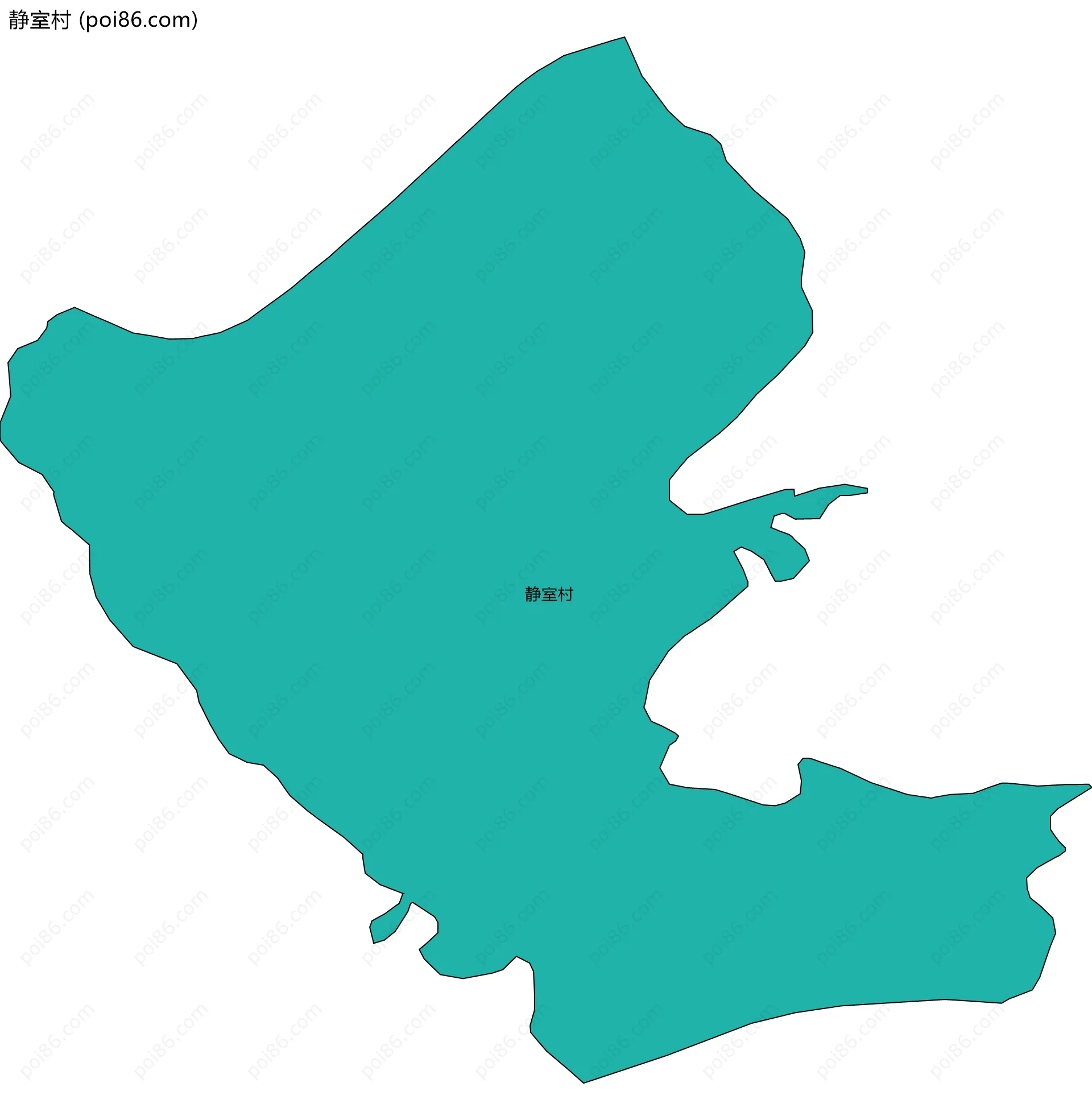 静室村边界地图