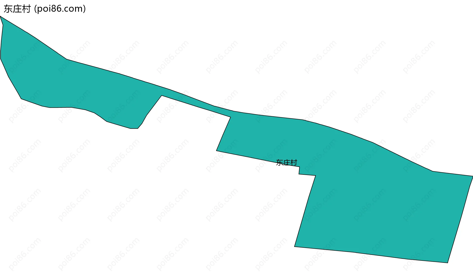 东庄村边界地图