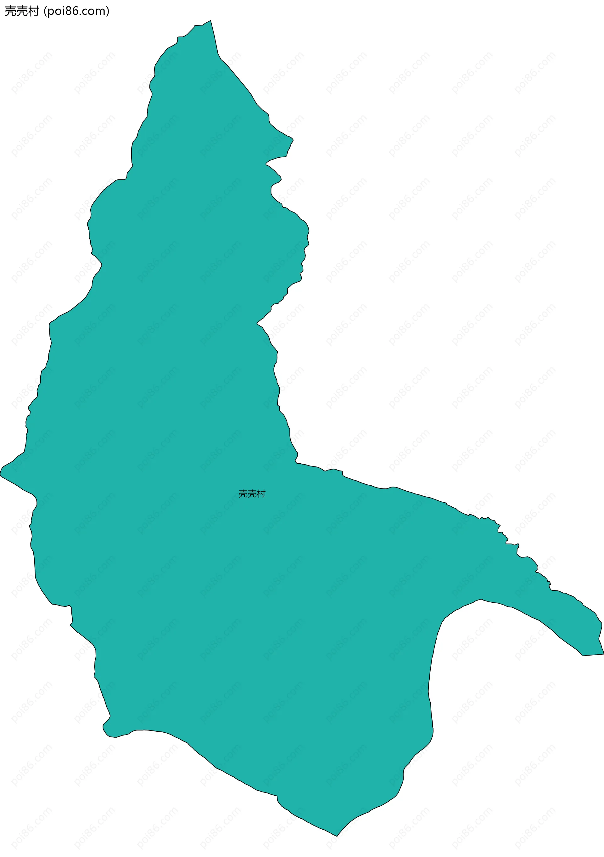壳壳村边界地图