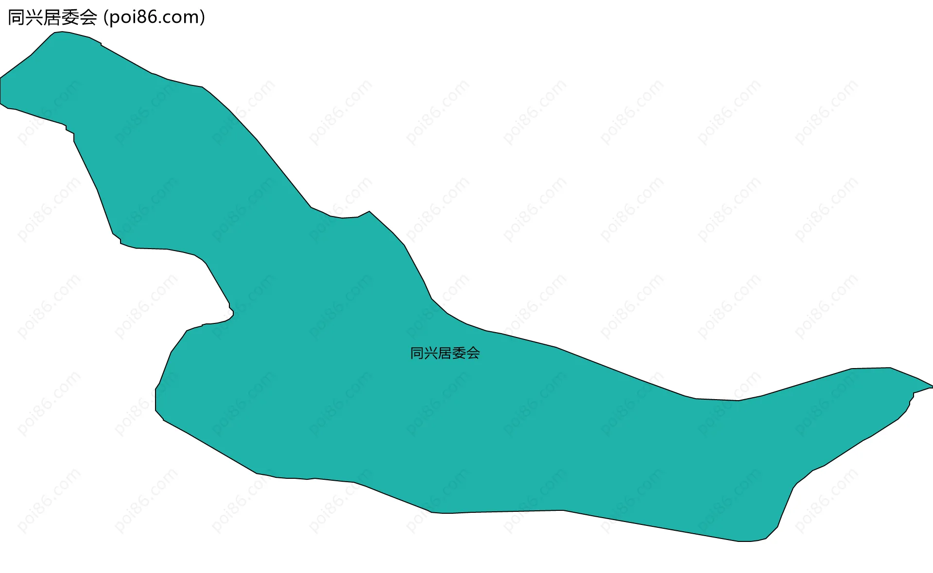 同兴居委会边界地图