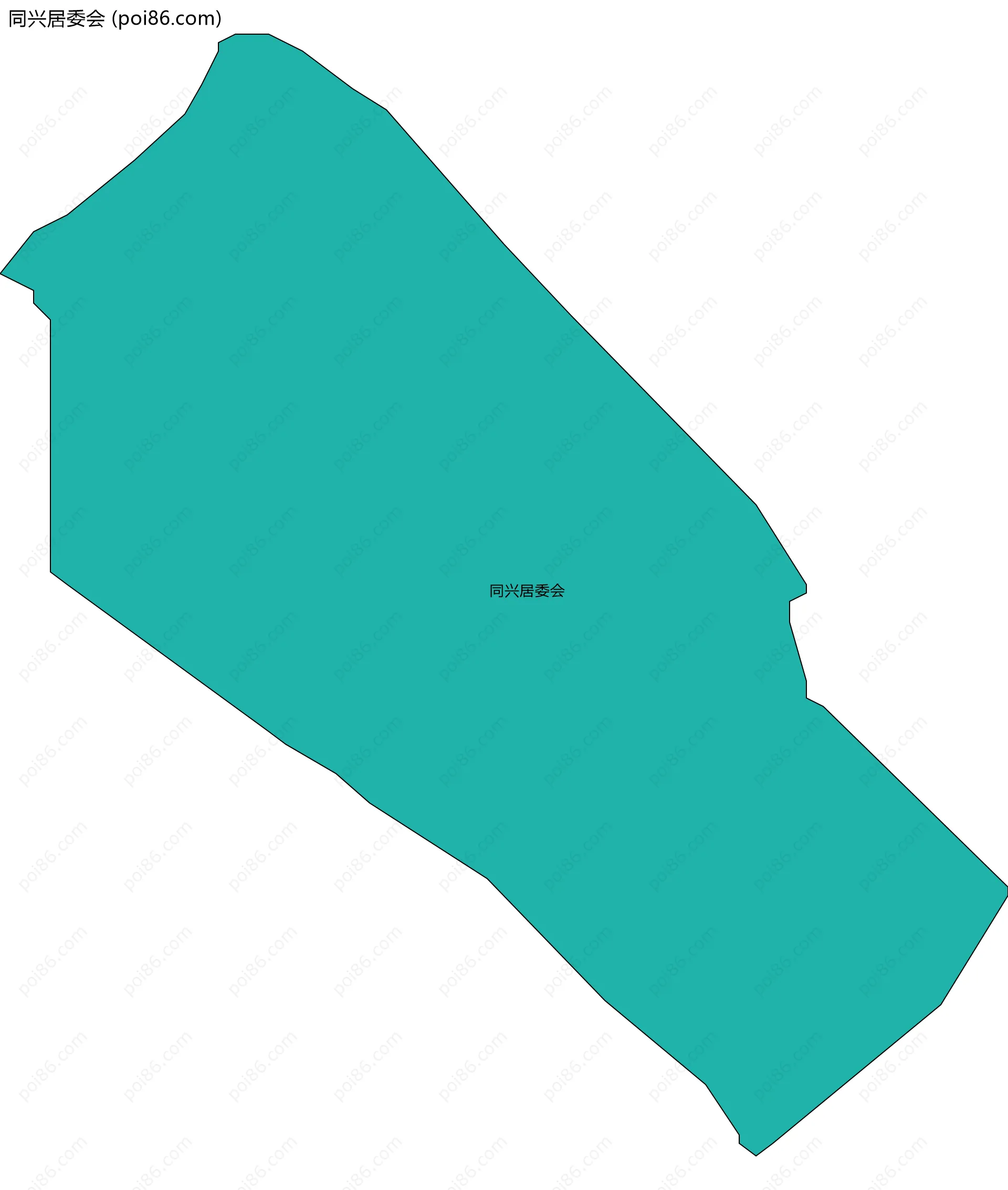 同兴居委会边界地图